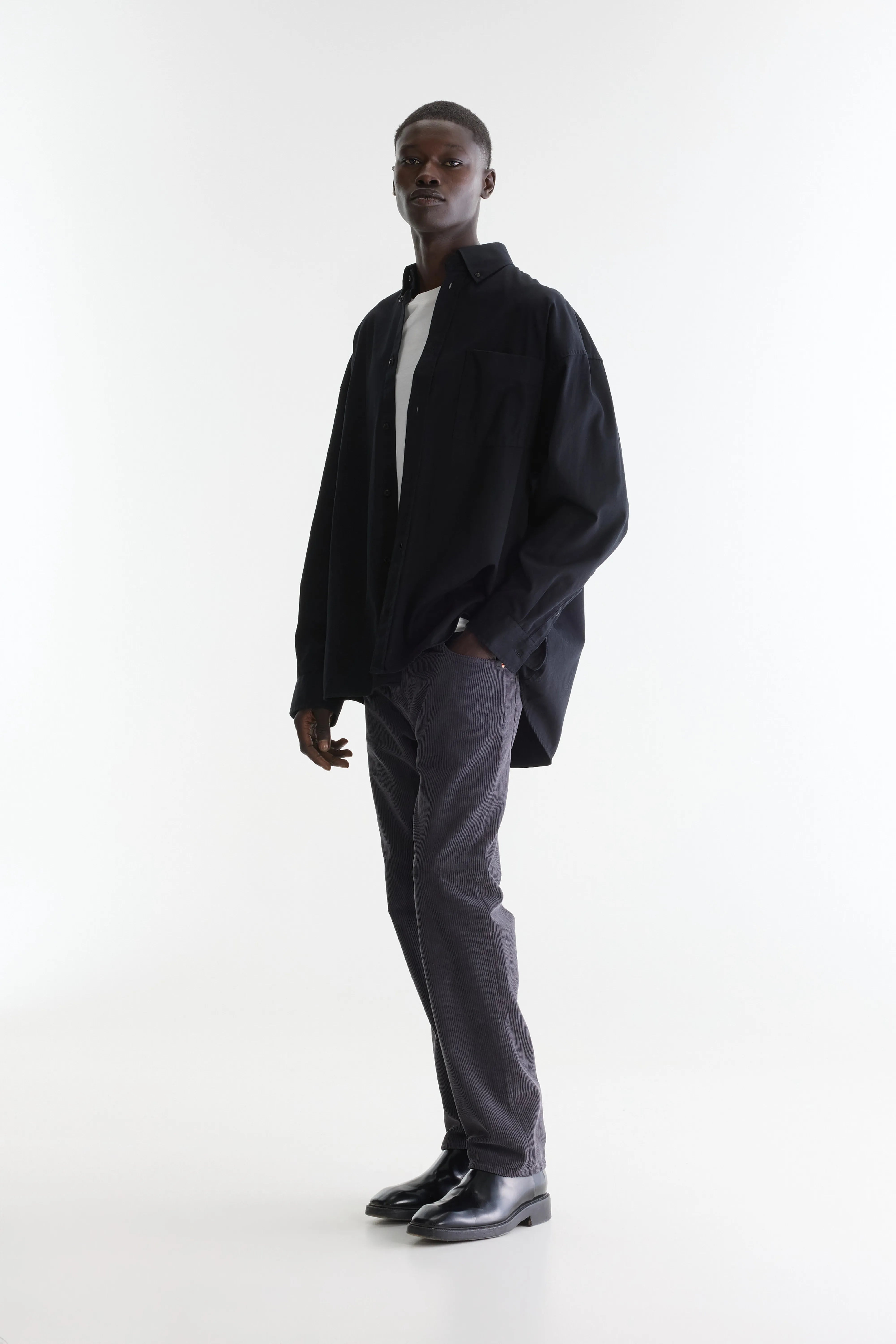 Ficas long-sleeve shirt (262 / M / BLACK)