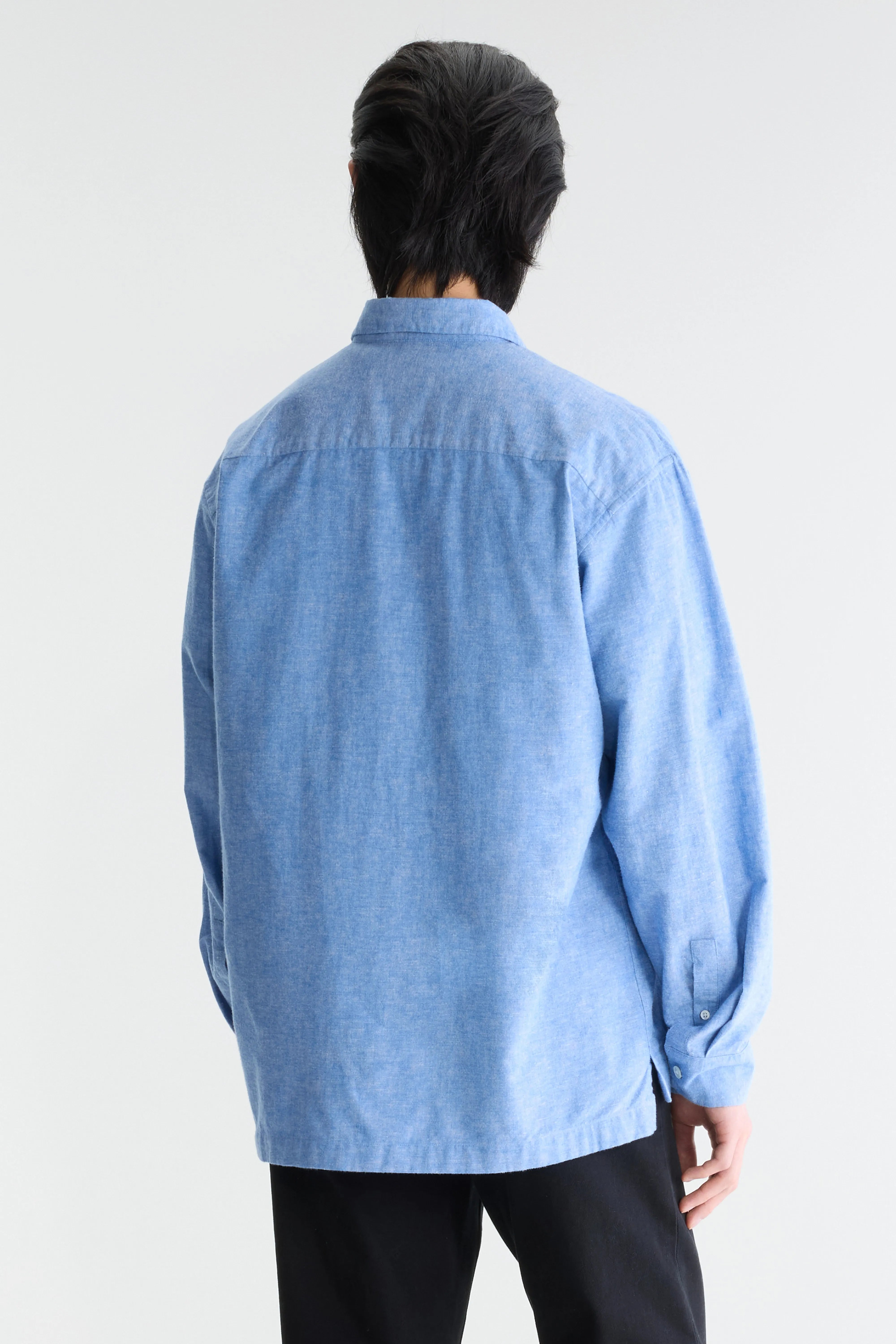 Flip relaxed shirt (262 / M / BLUE)
