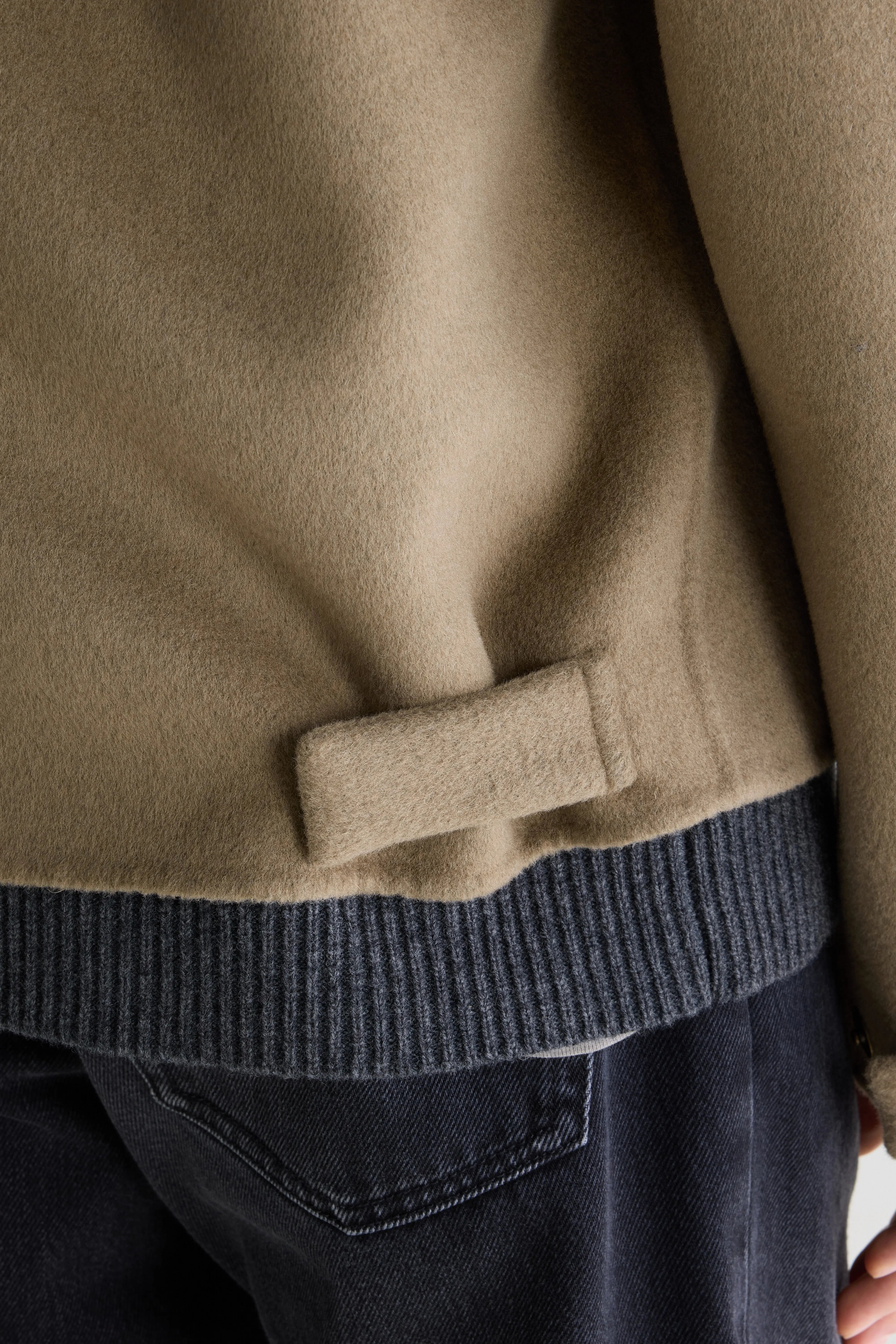Jeezip relaxed jacket (262 / M / DUSTY OLIVE)