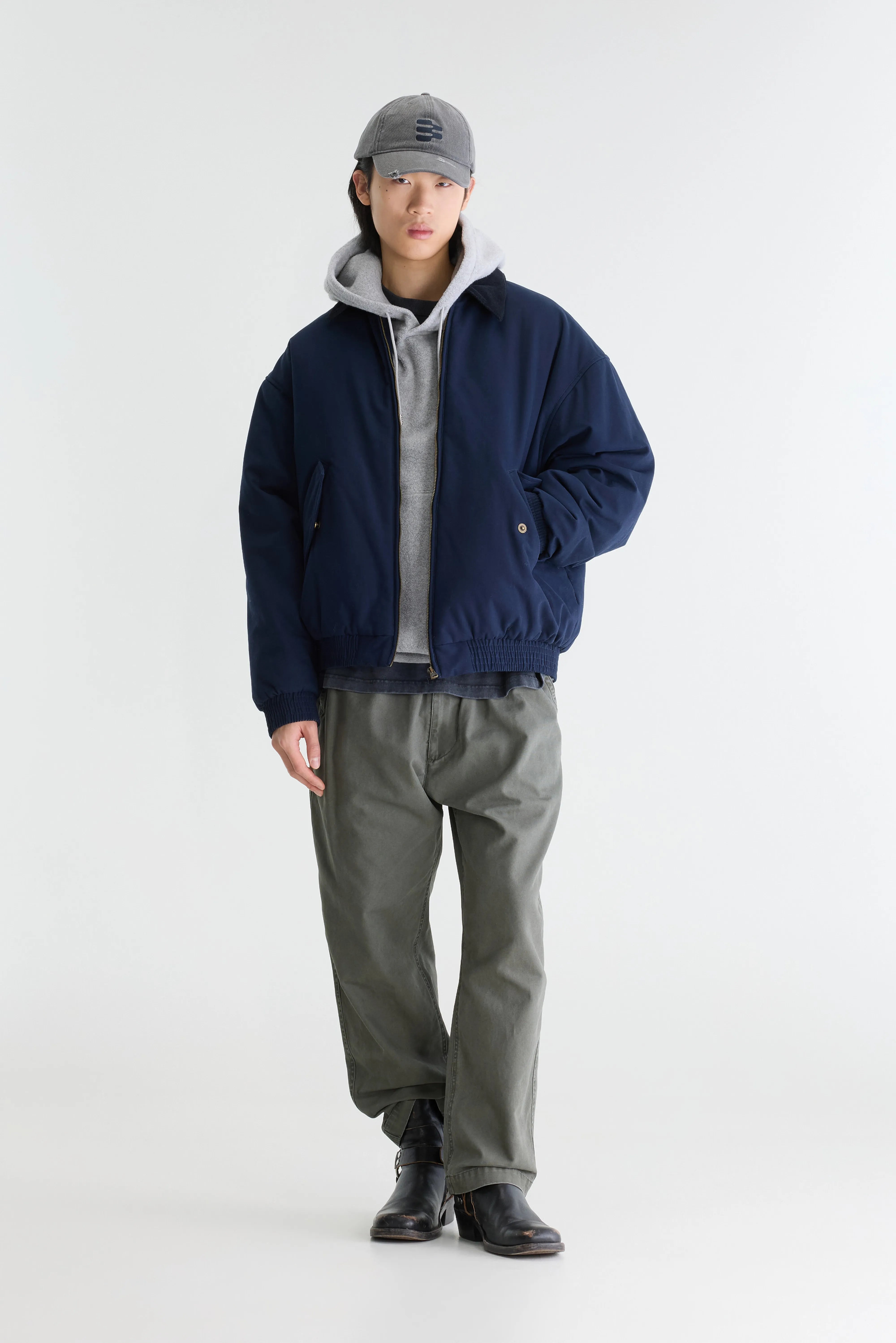 Joggy relaxed jacket (262 / M / DEEP BLUE)