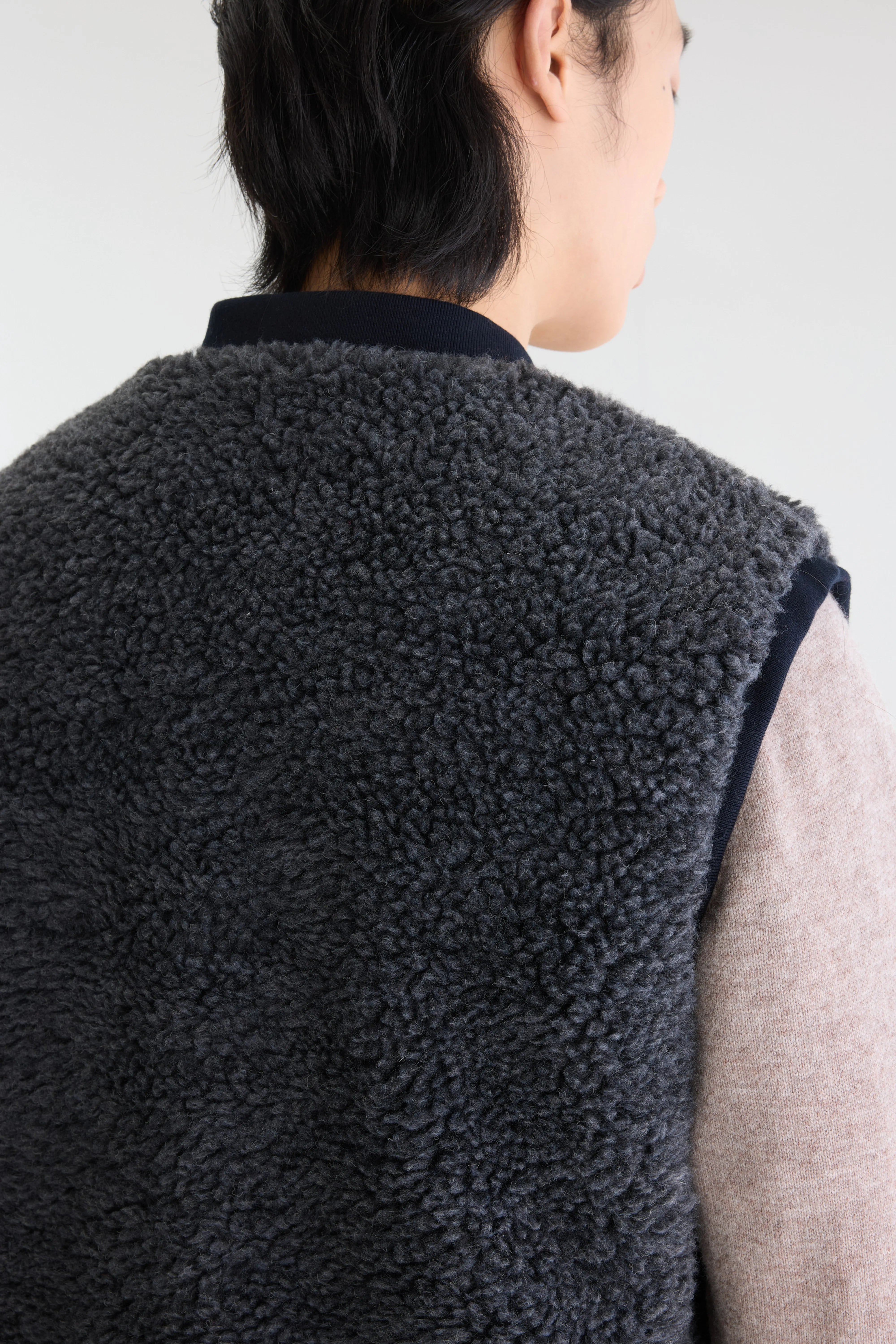 Jocko cotton-linen bodywarmer (262 / M / NAVY)