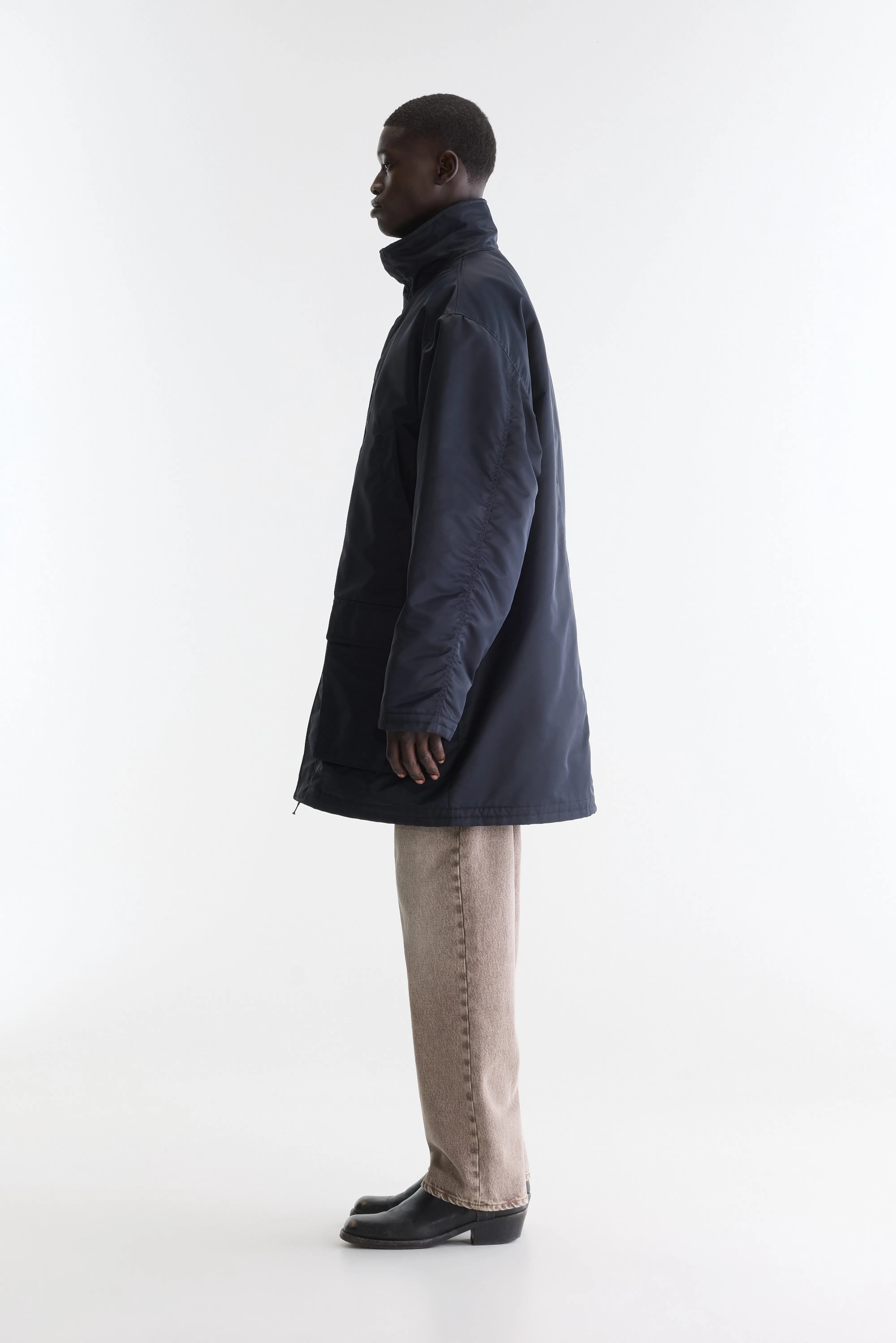 Healer relaxed coat (262 / M / DARK NAVY)