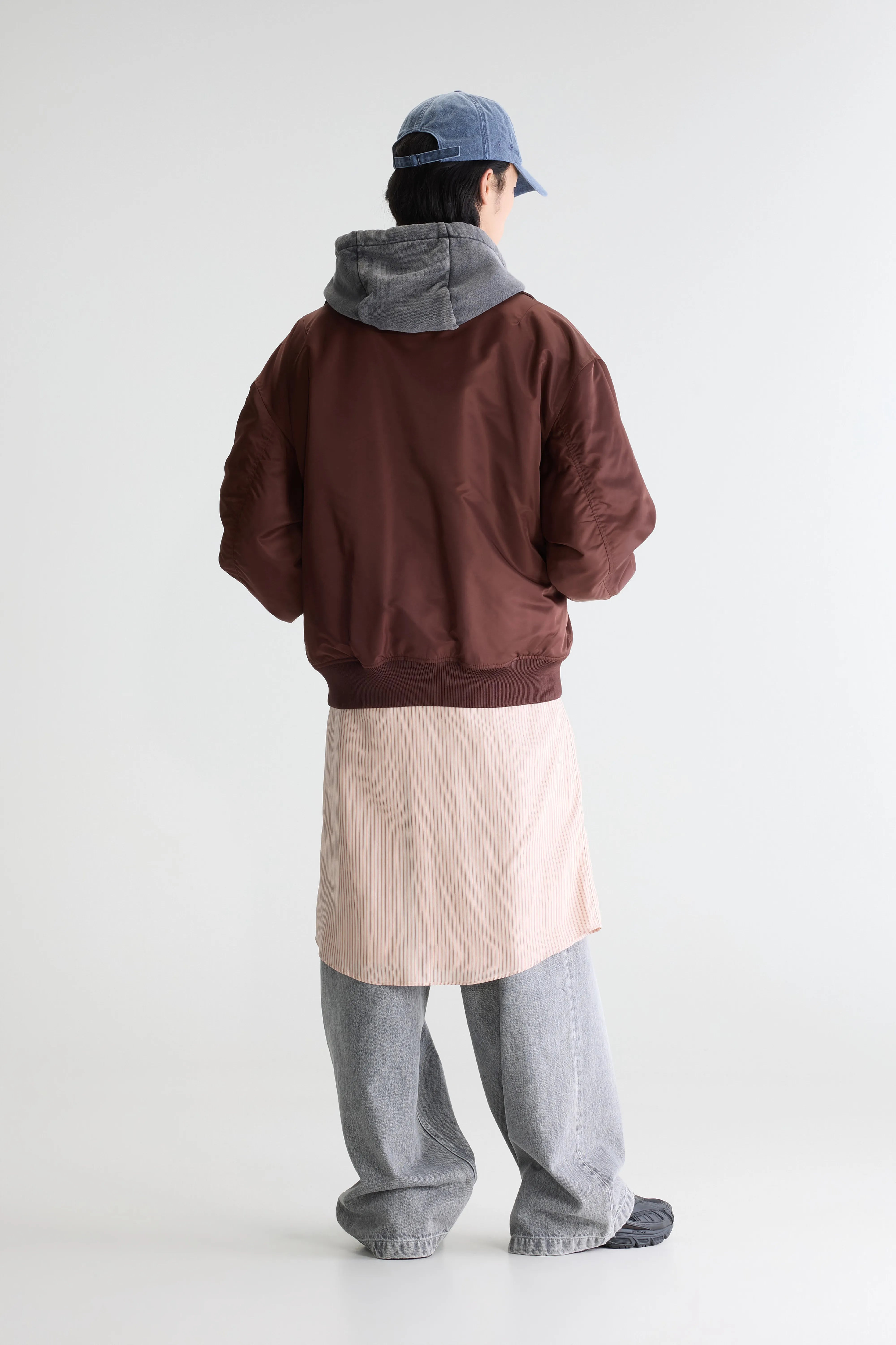 Homby relaxed bomber jacket (262 / M / DARK ROAST)