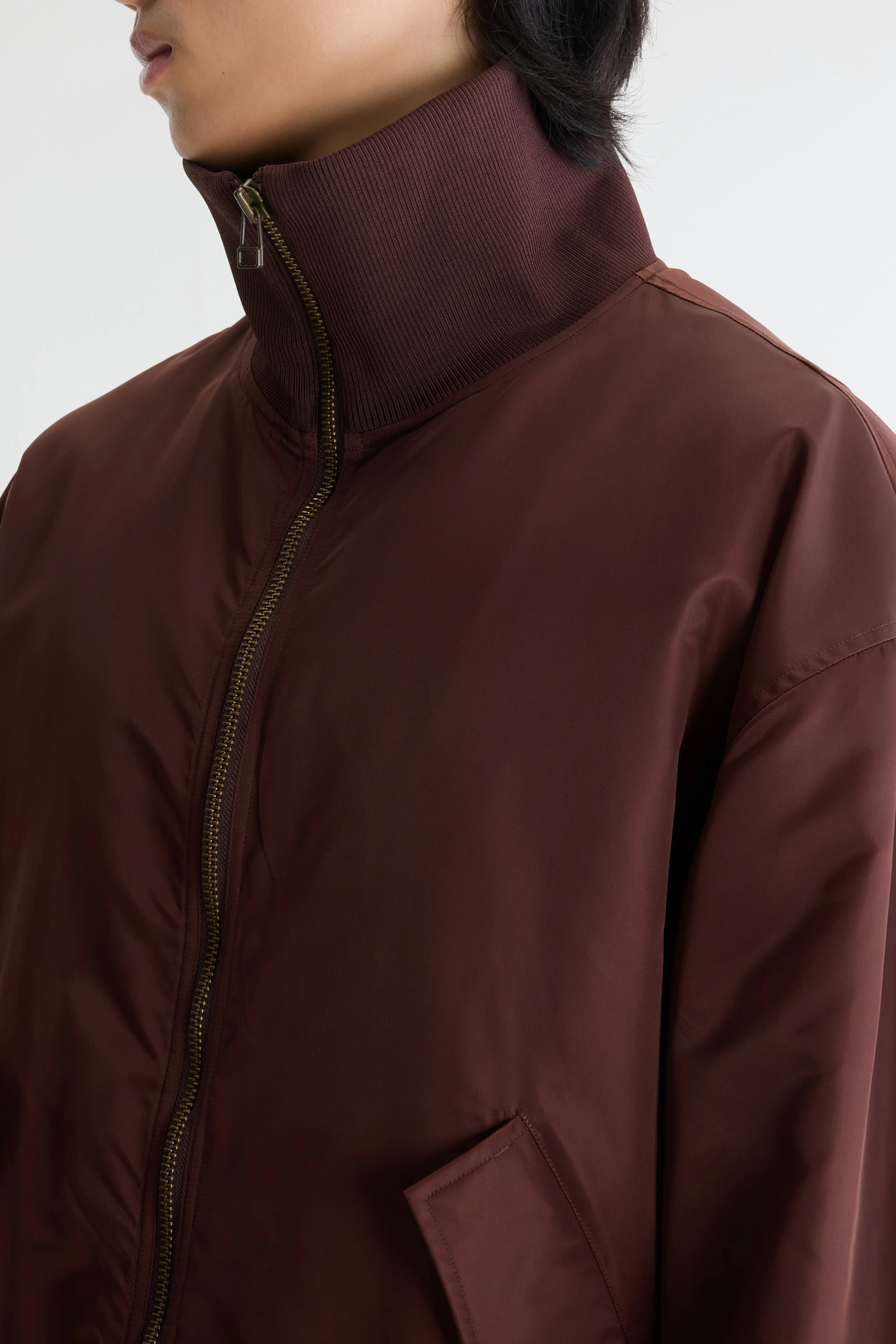 Homby relaxed bomber jacket (262 / M / DARK ROAST)