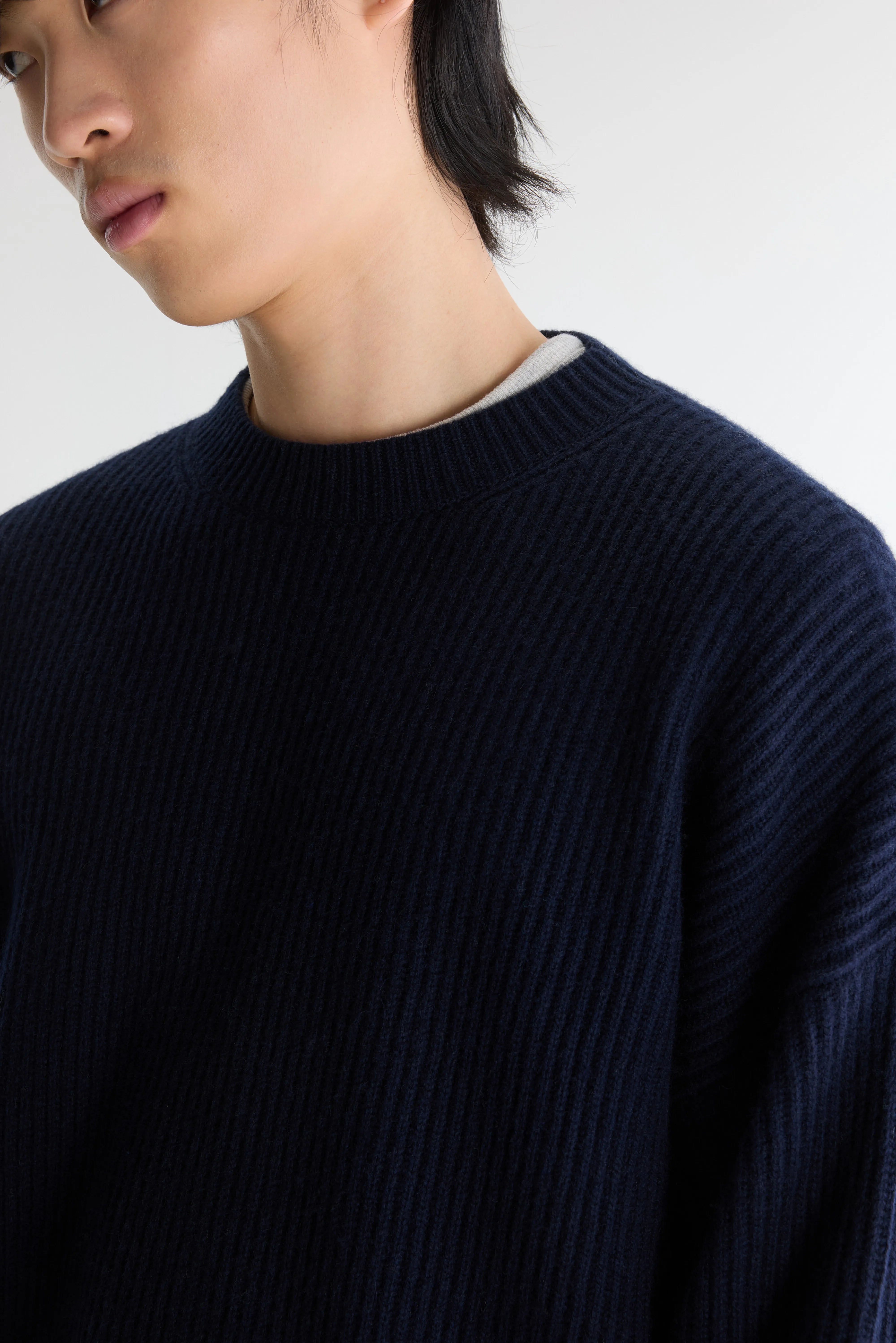 Pull col rond Ameb (262 / M / NAVY)