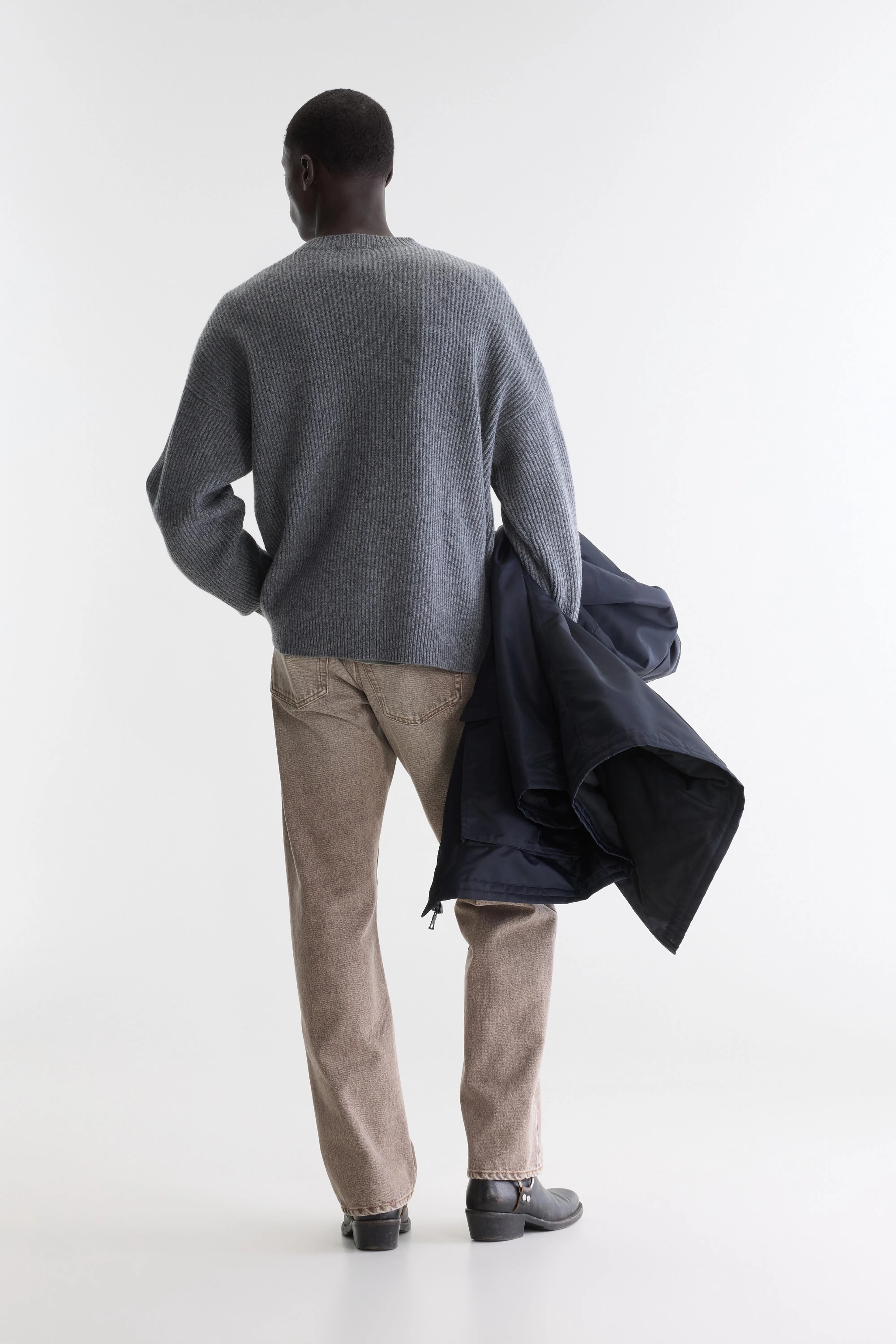 Pull col rond Ameb (262 / M / MID GREY)