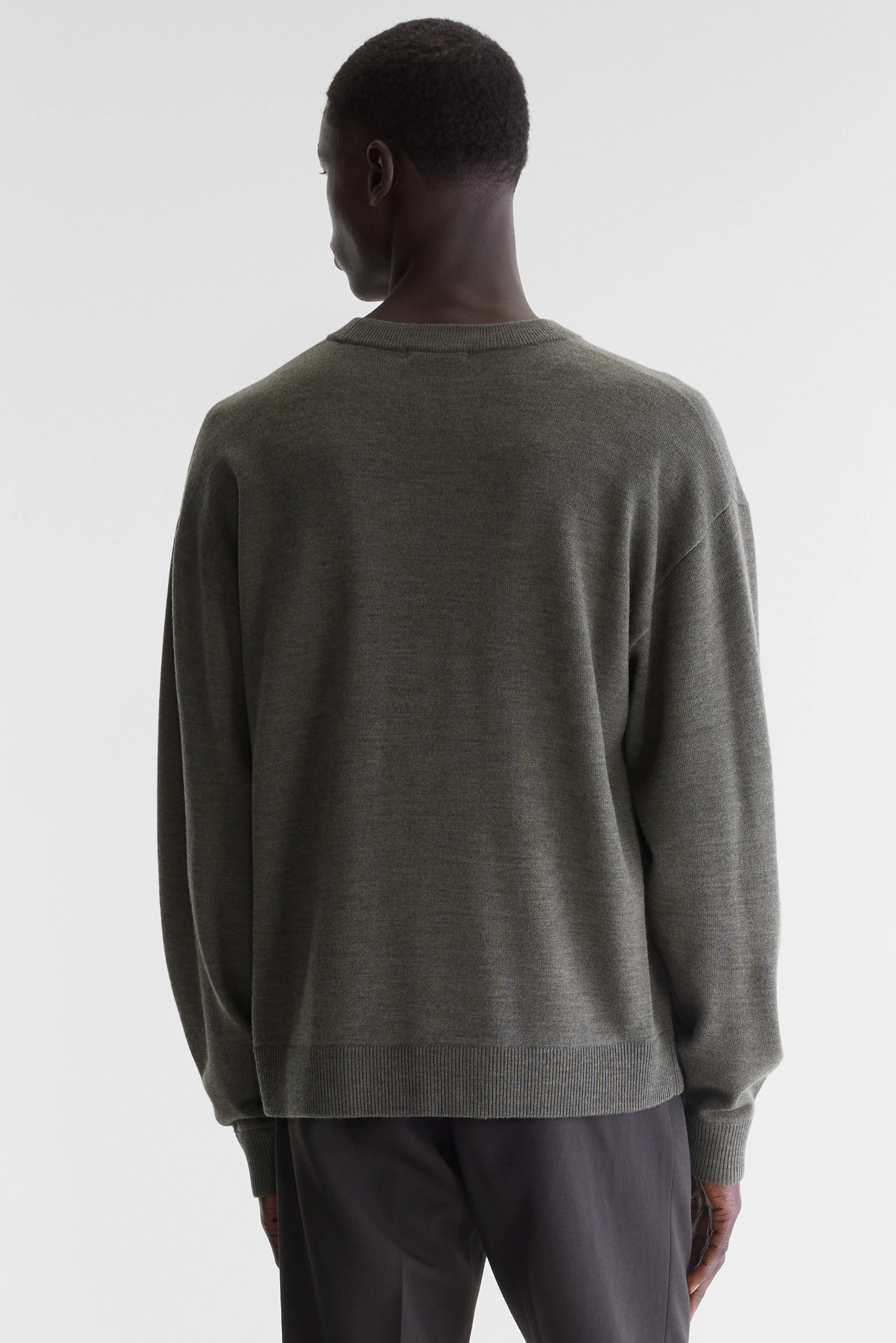 Pull col rond Siamo (262 / M / DUSTY OLIVE)