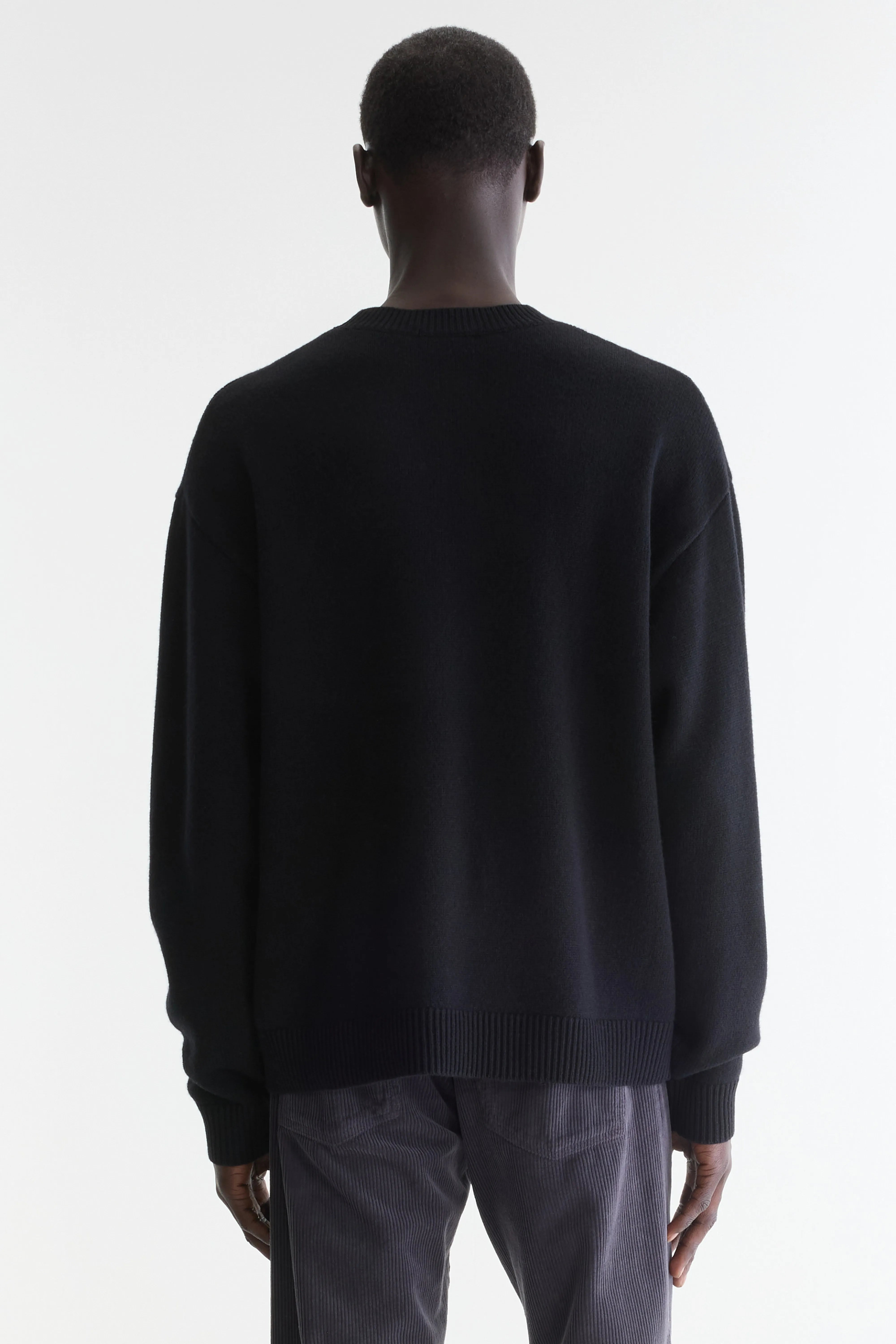 Gakew relaxed crewneck sweater (262 / M / BLACK)