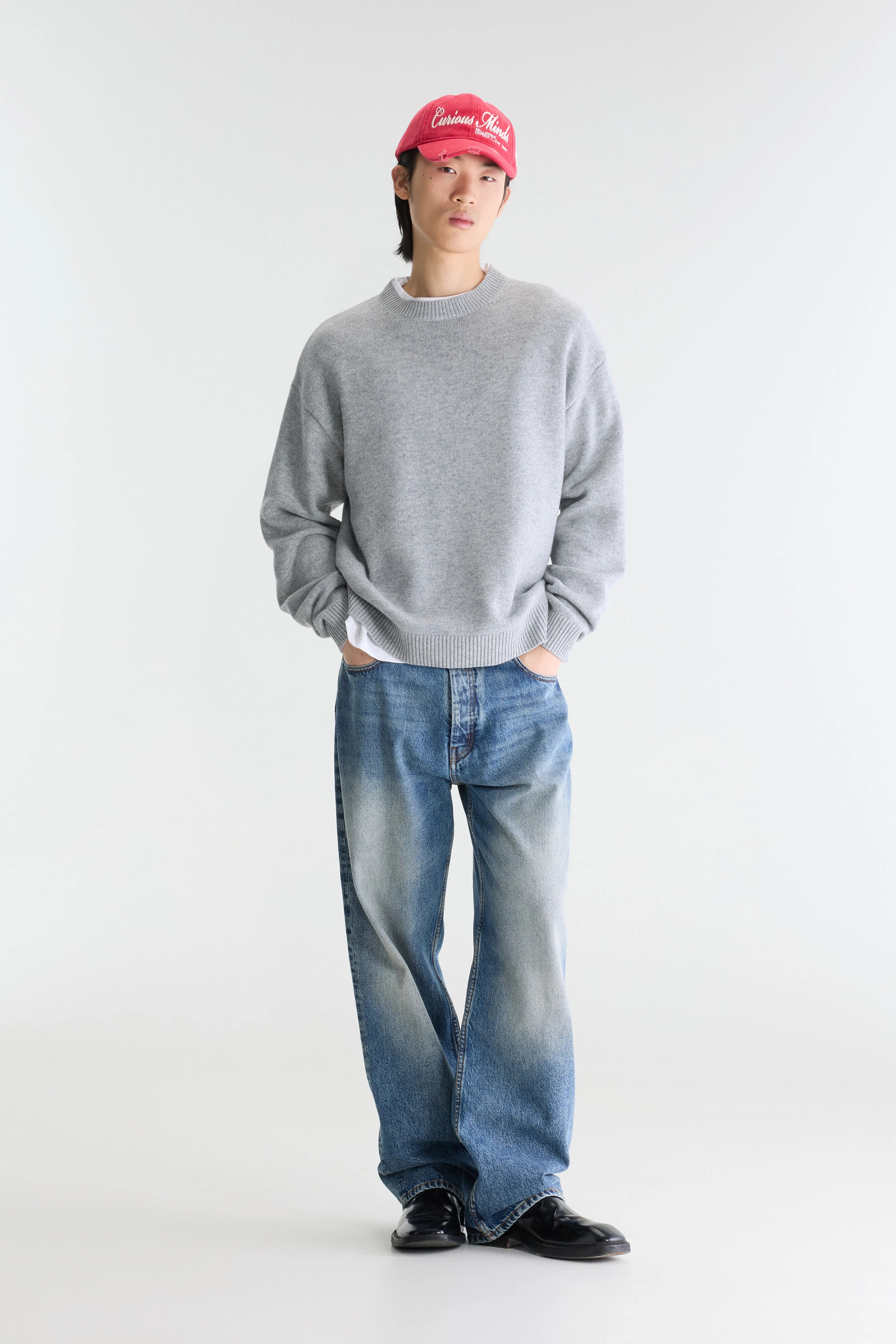 Gakew relaxed crewneck sweater (262 / M / H. GREY)