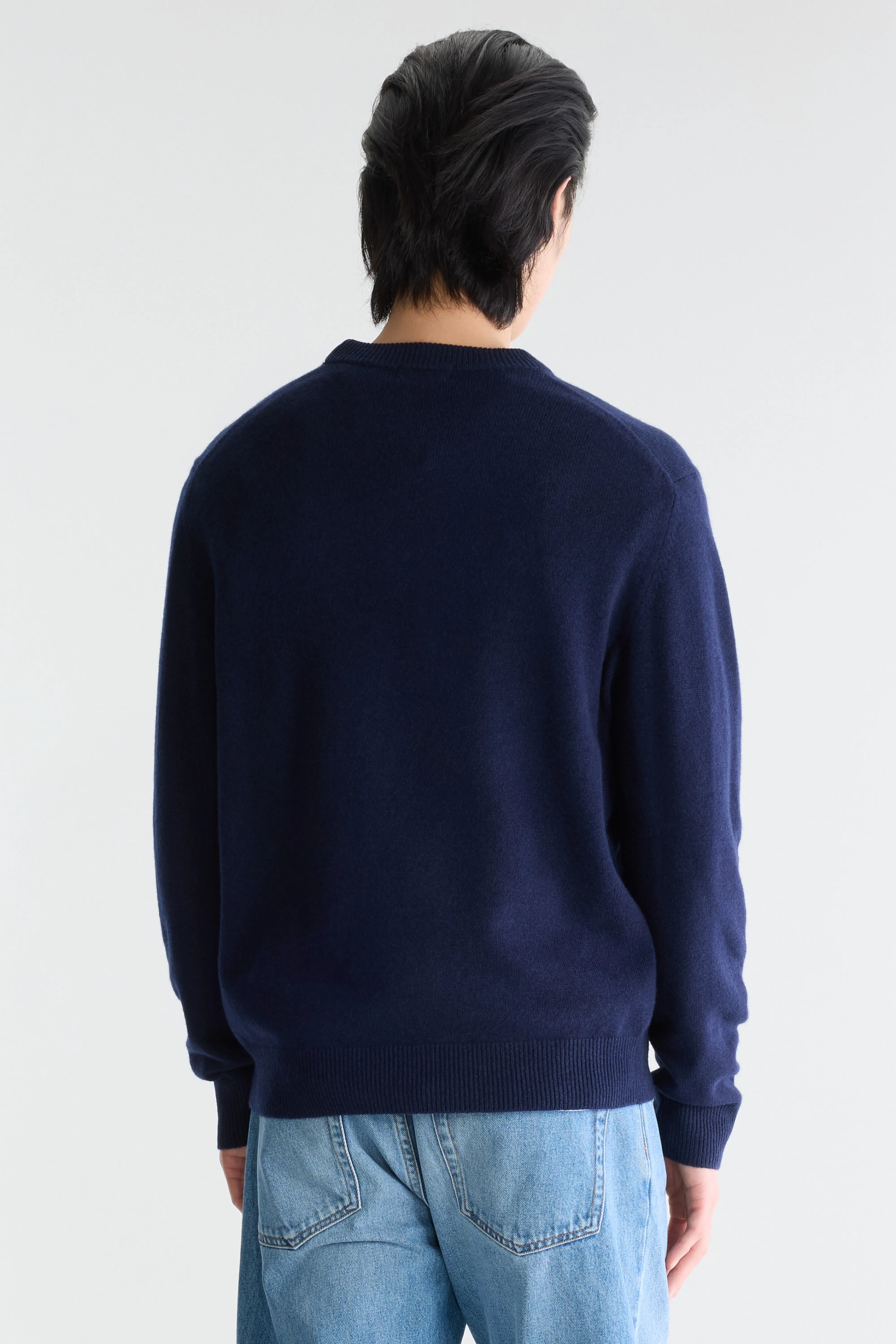 Gak classic crewneck sweater (262 / M / NAVY)