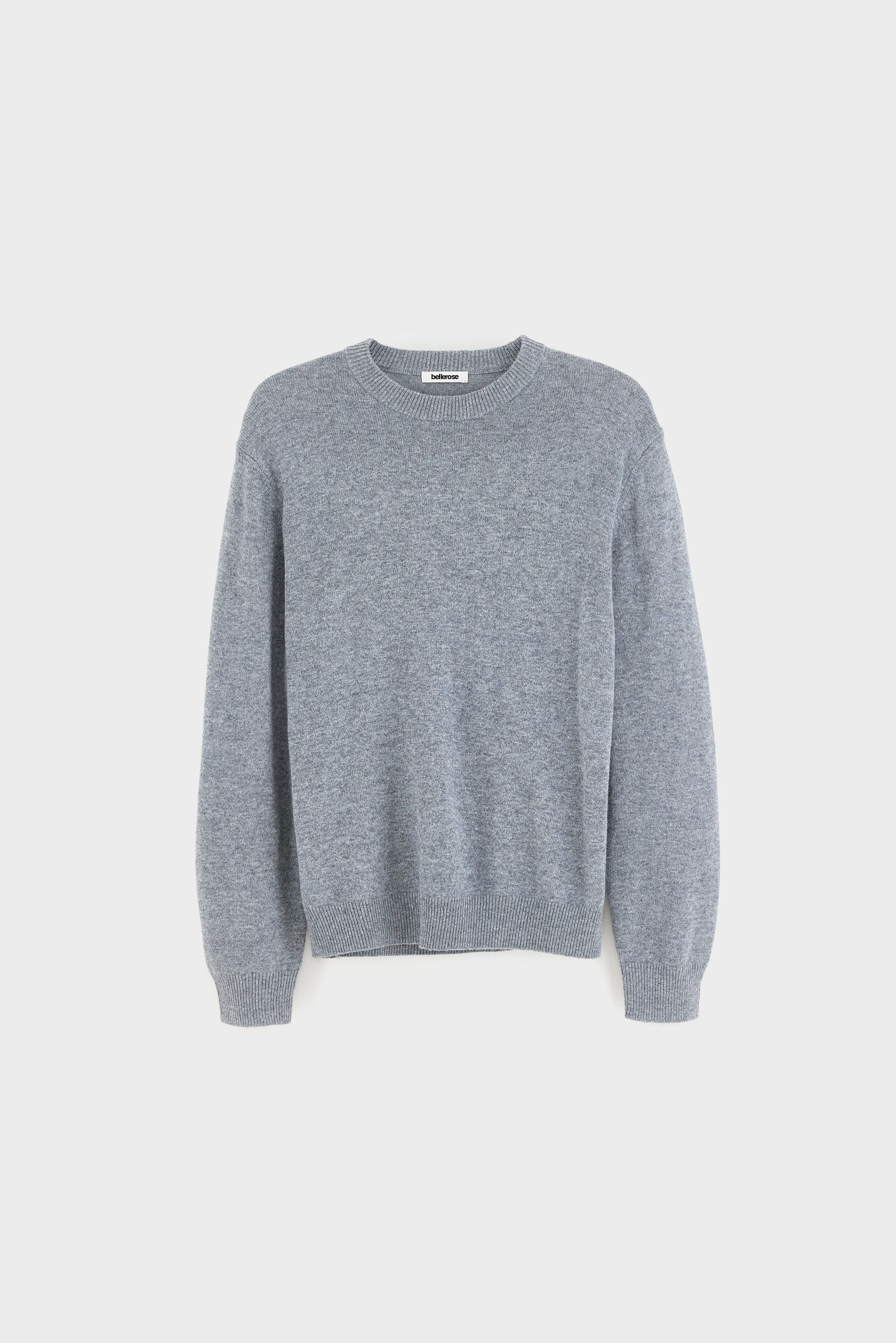 Gak classic crewneck sweater (262 / M / GREY MELANGE)