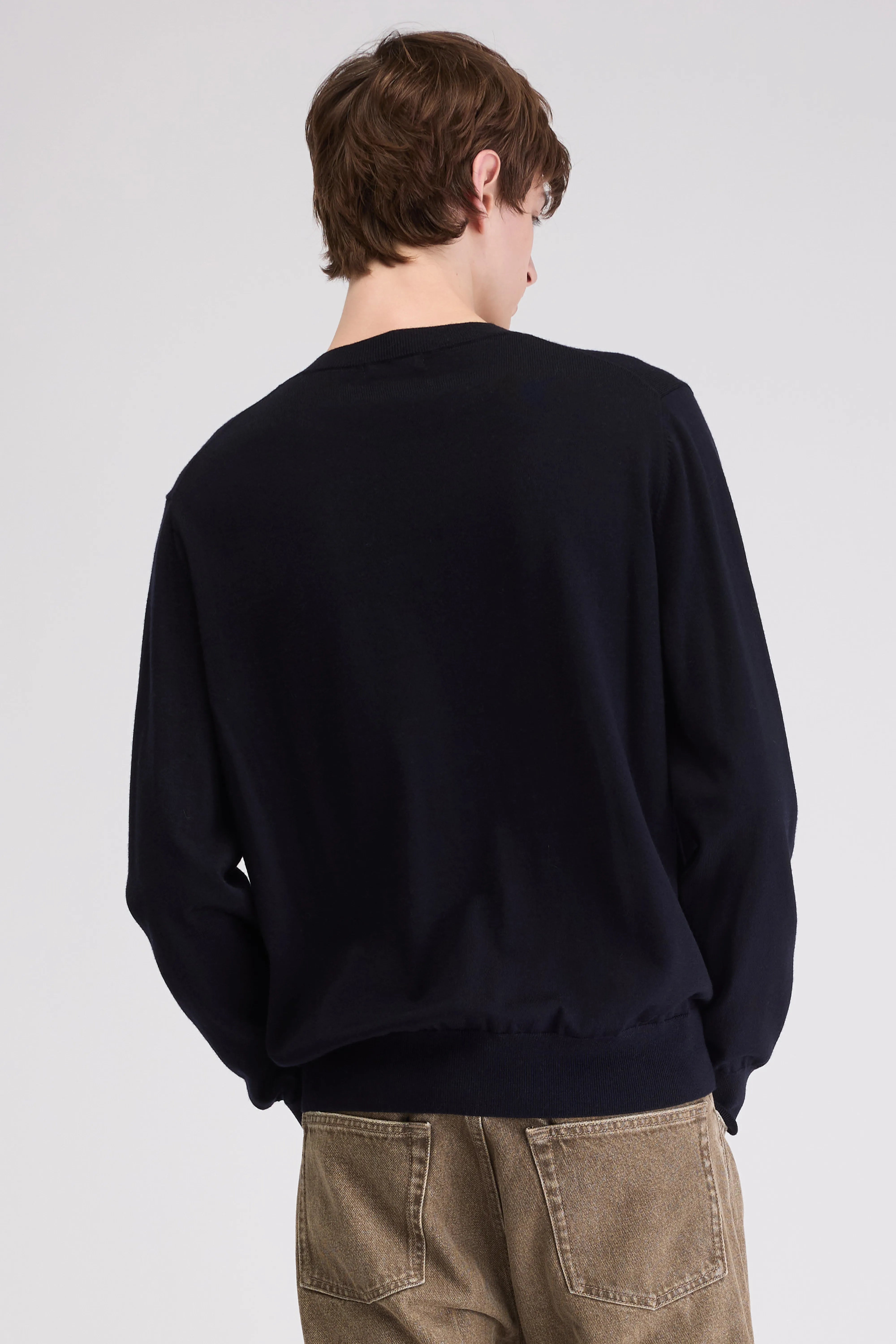 Dilles crewneck sweater (262 / M / BLACK BLUE)