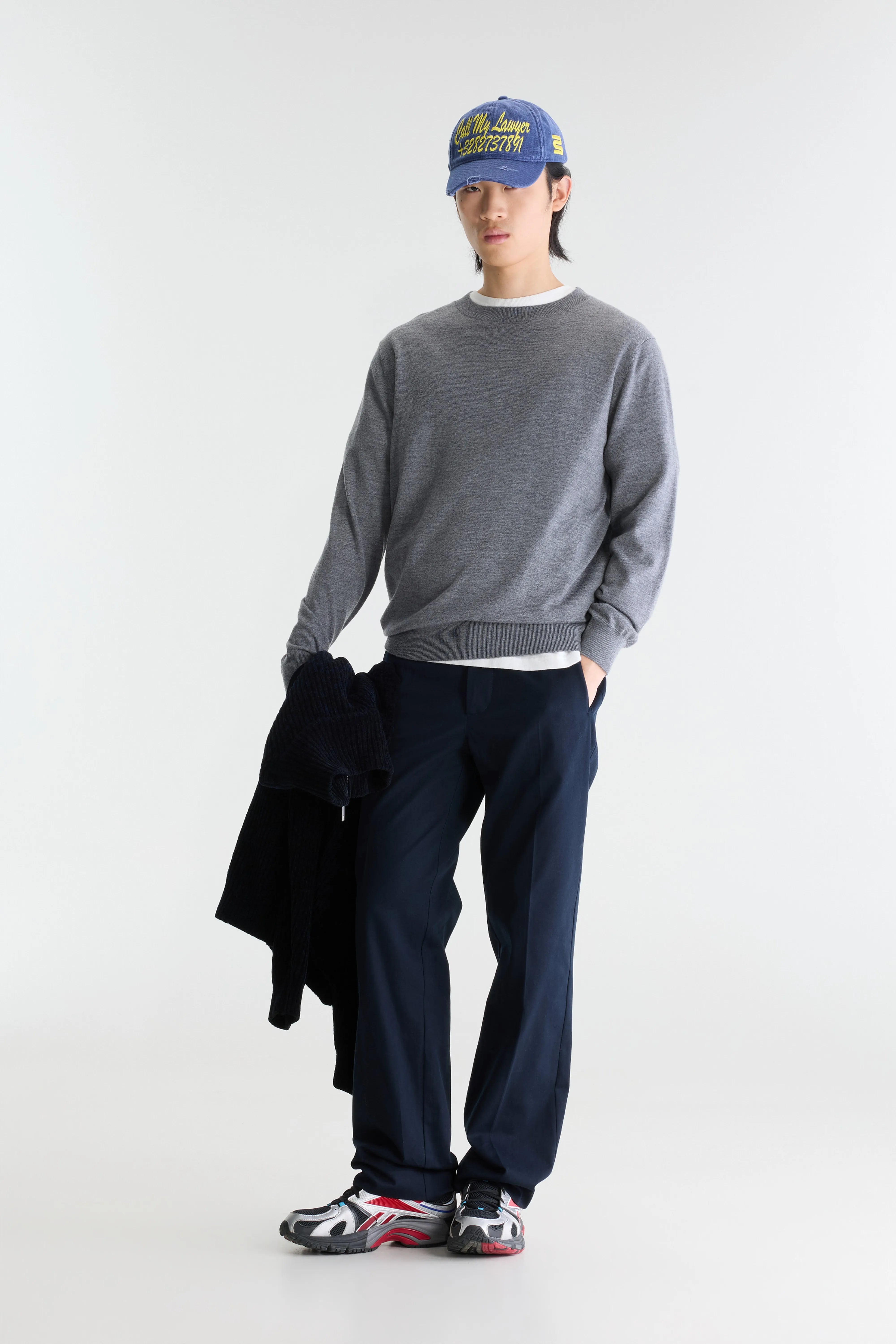 Dilles crewneck sweater (262 / M / MID GREY)