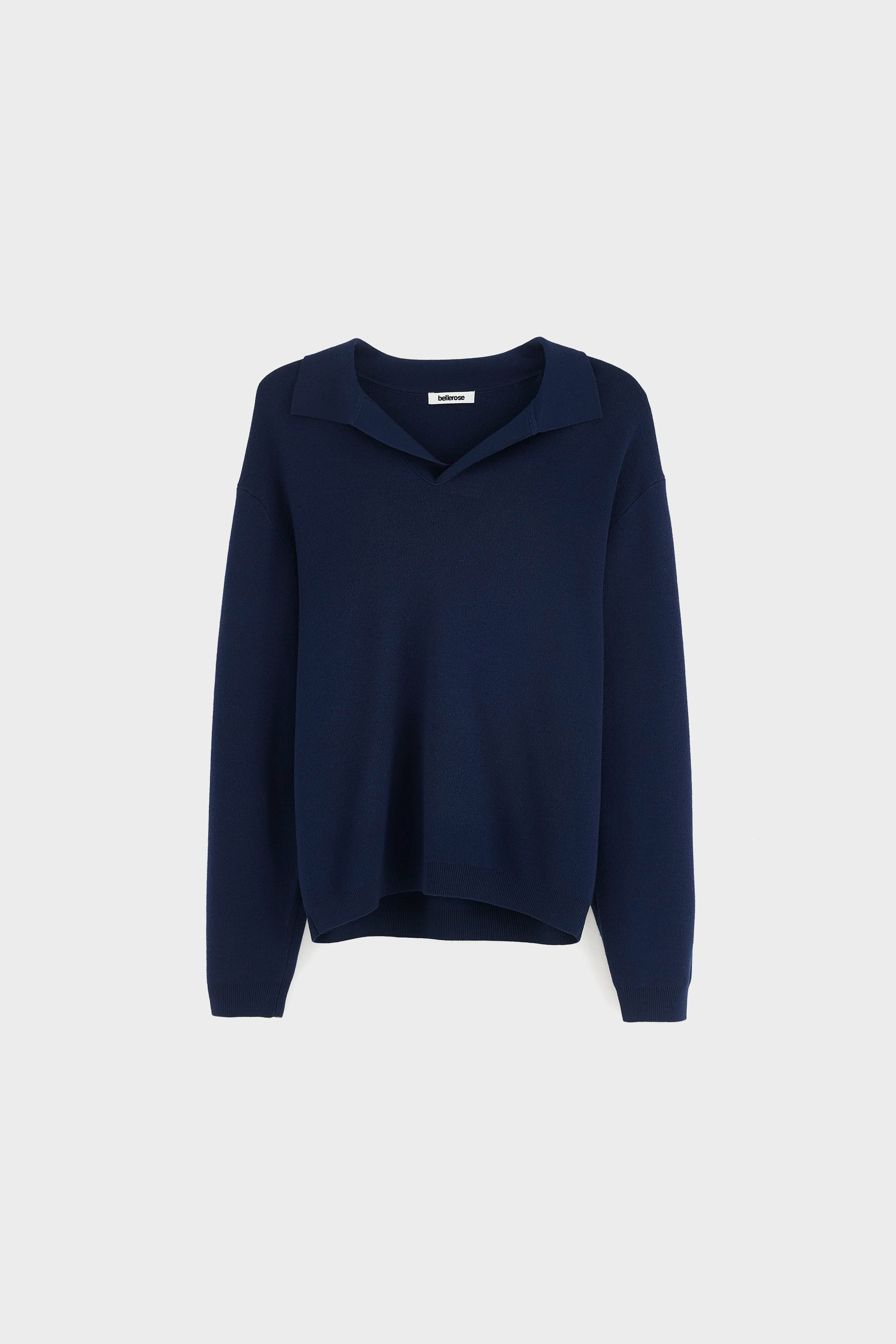 Pull col polo Dillou (262 / M / NAVY)