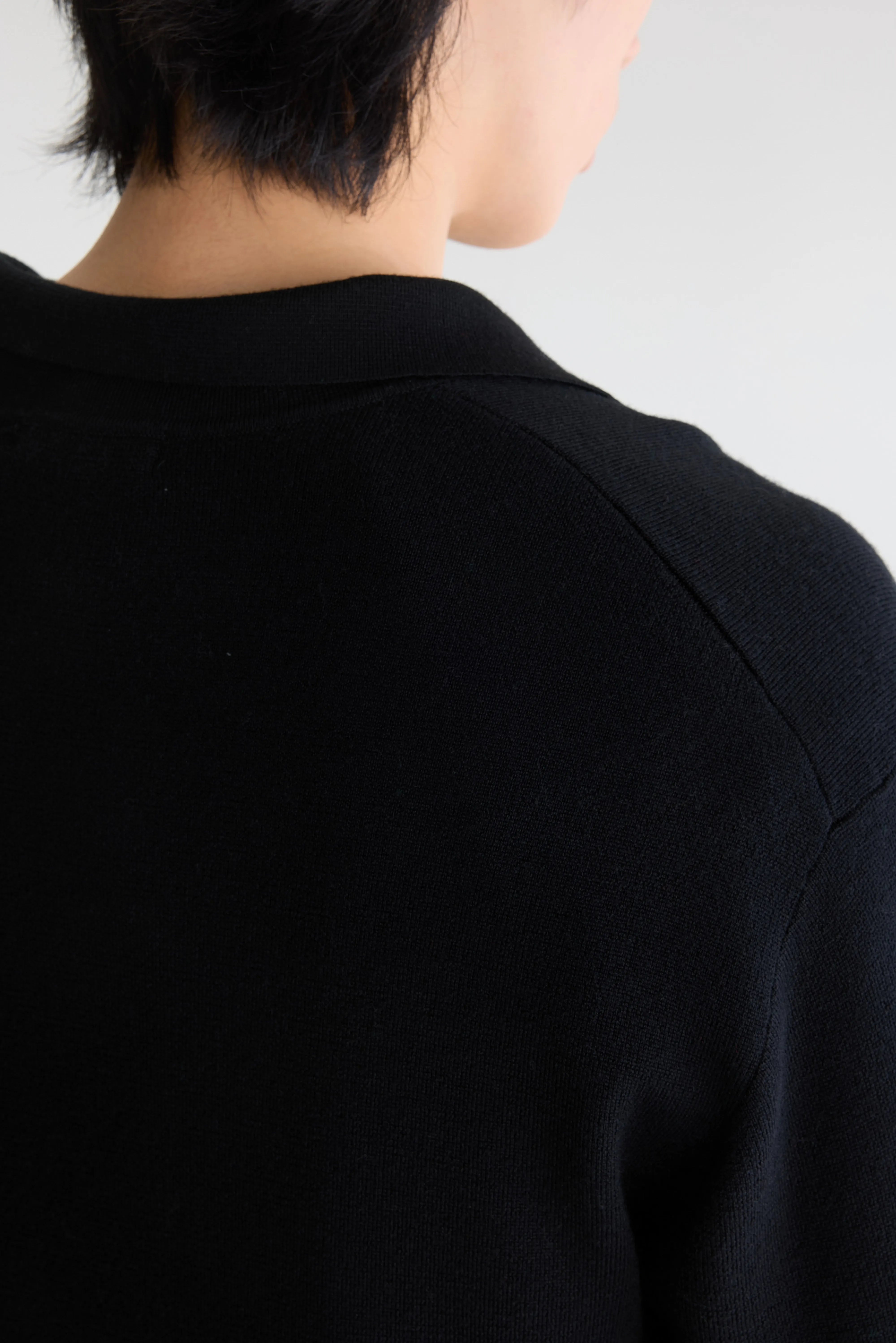 Pull col polo Dillou (262 / M / OFF BLACK)