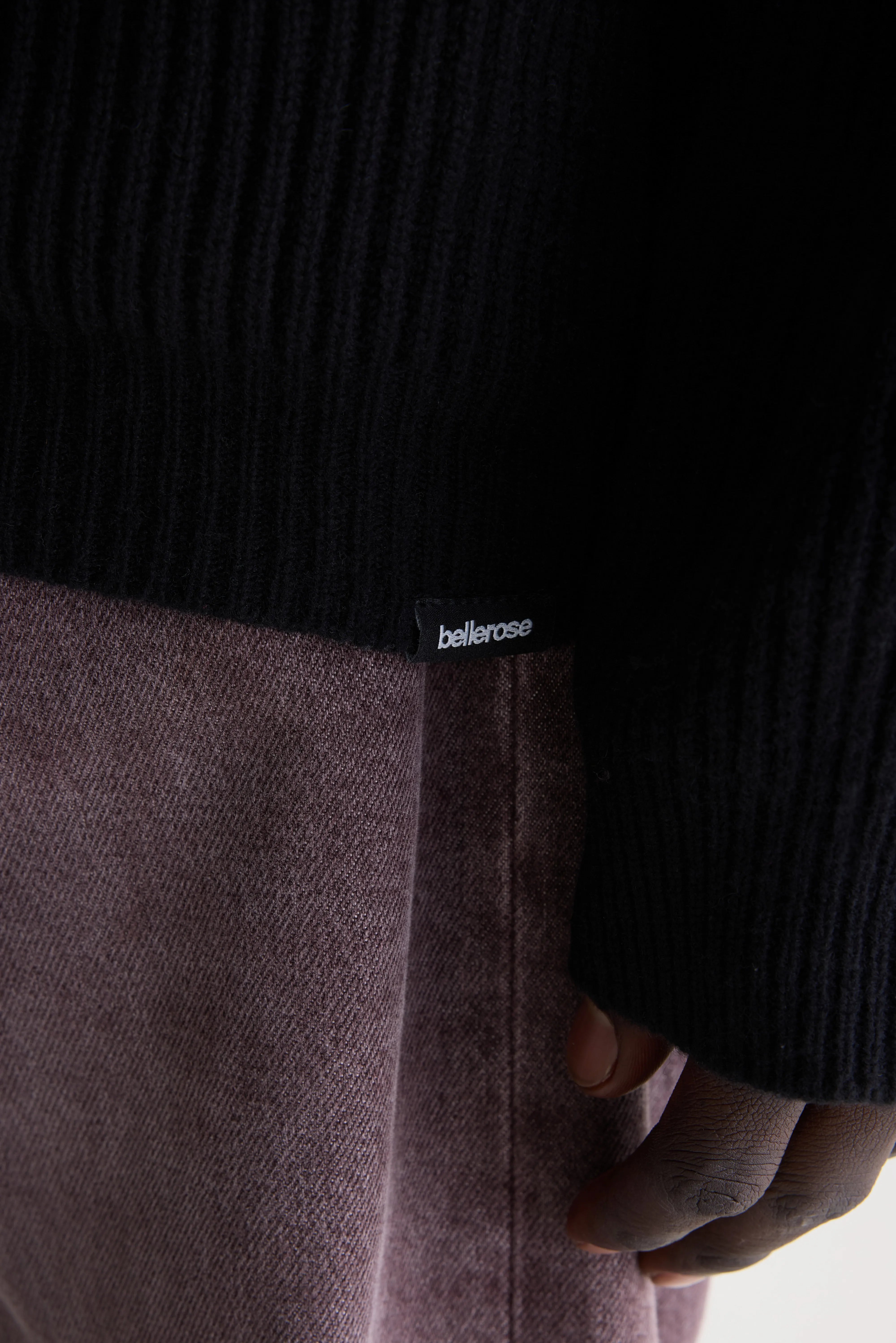 Ameiz mock-neck sweater (262 / M / BLACK)