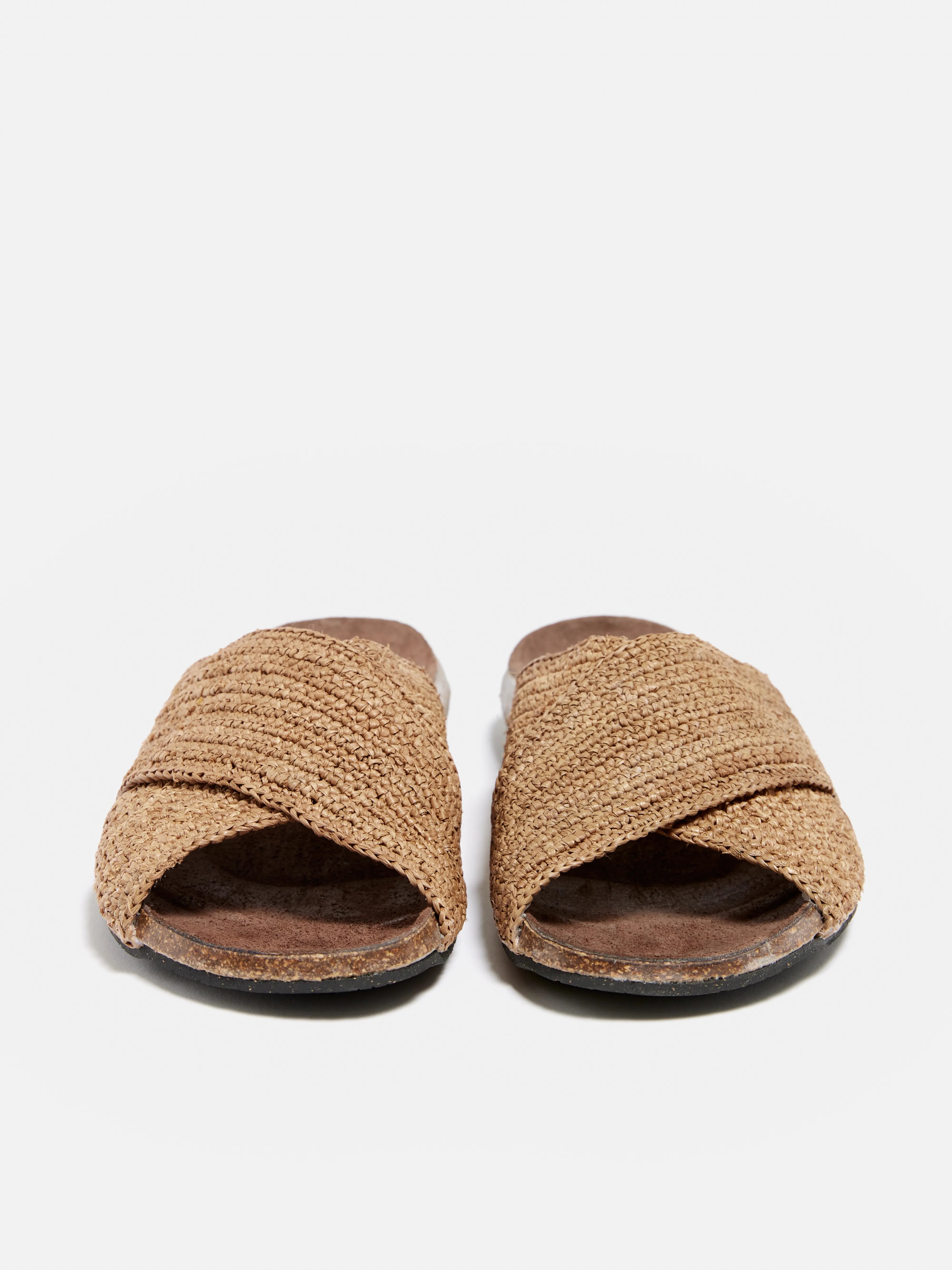 raphia lin sandals (241 / W / BEIGE)