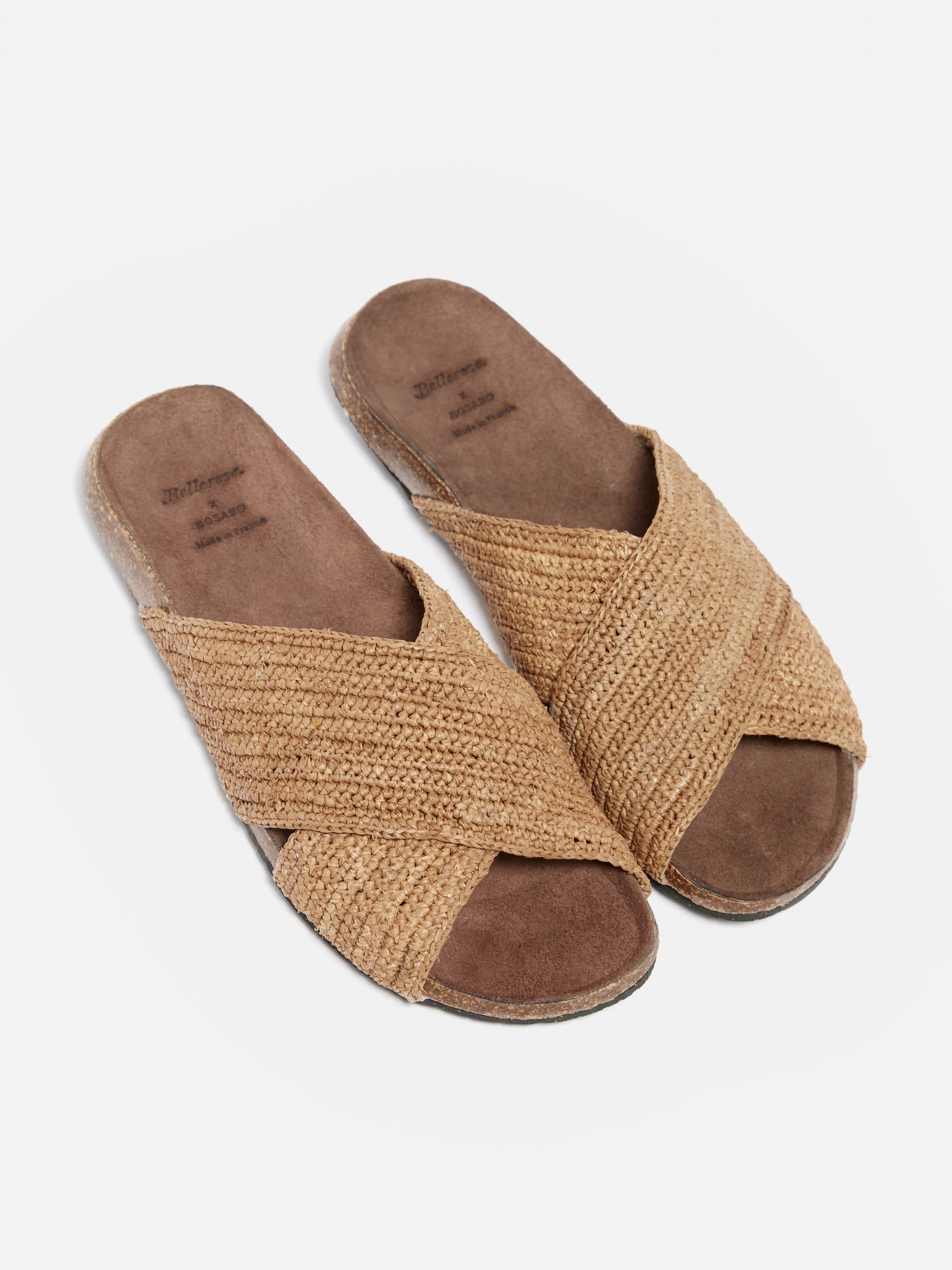 raphia lin sandals (241 / W / BEIGE)