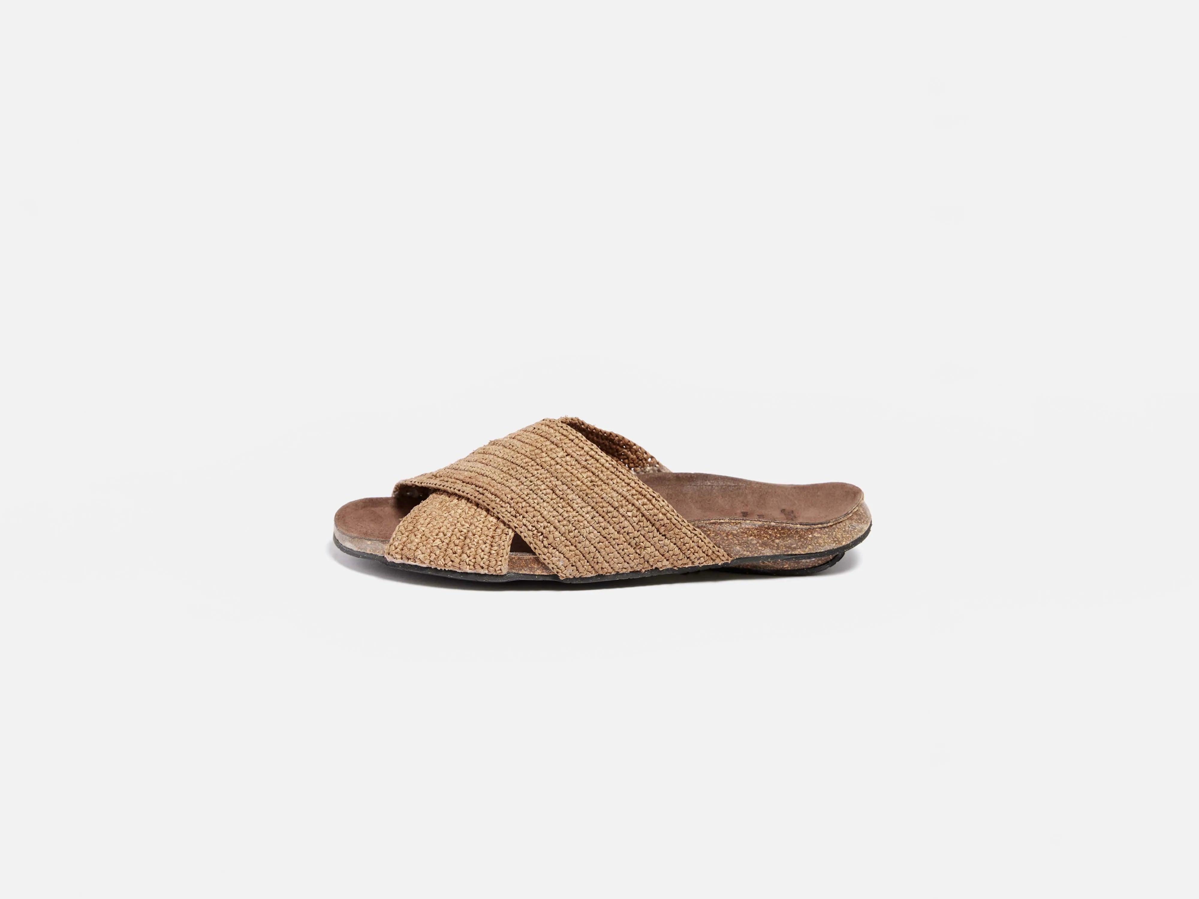 raphia lin sandals (241 / W / BEIGE)