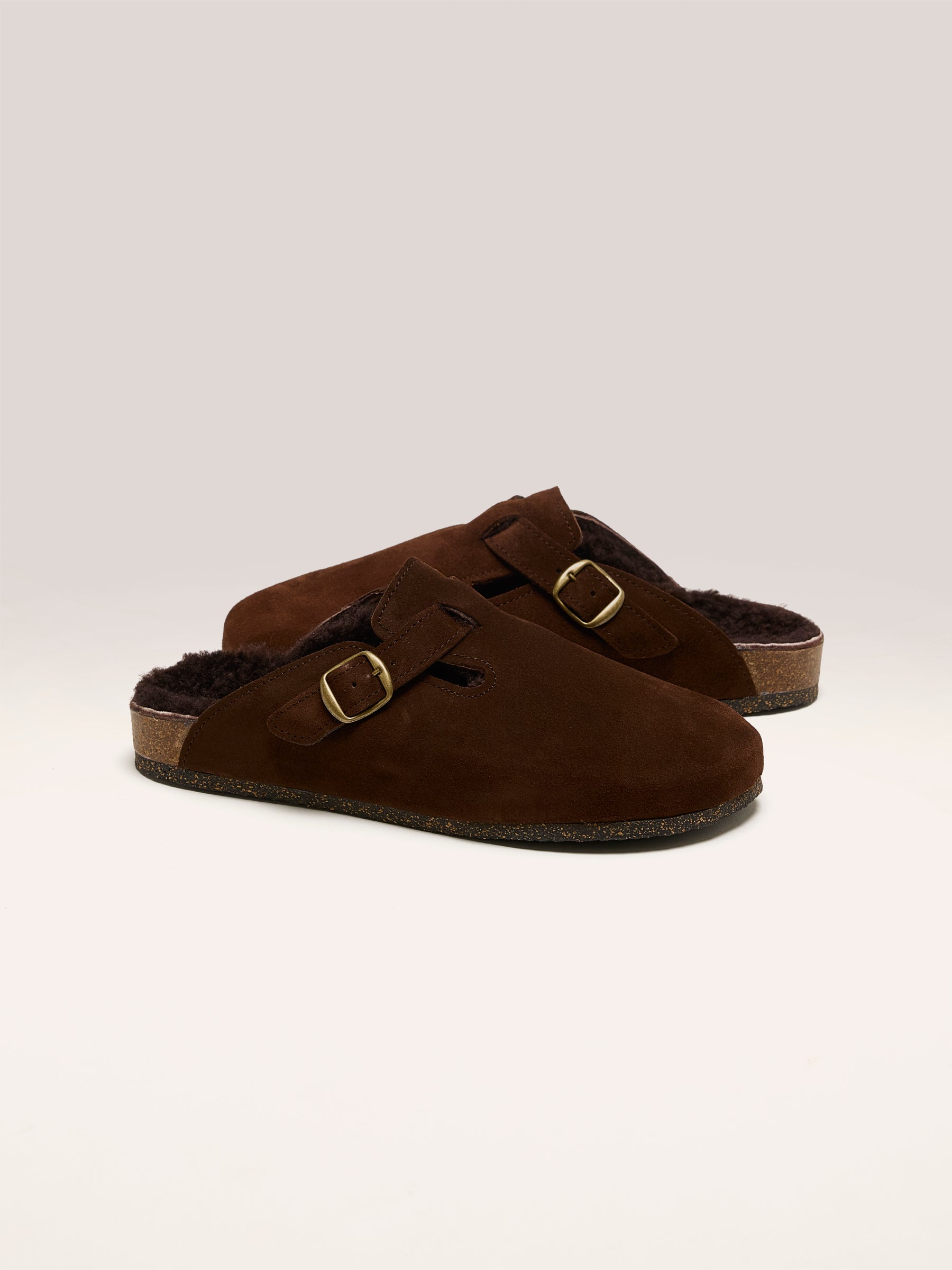 Choco Velour Clogs For Women | Bellerose