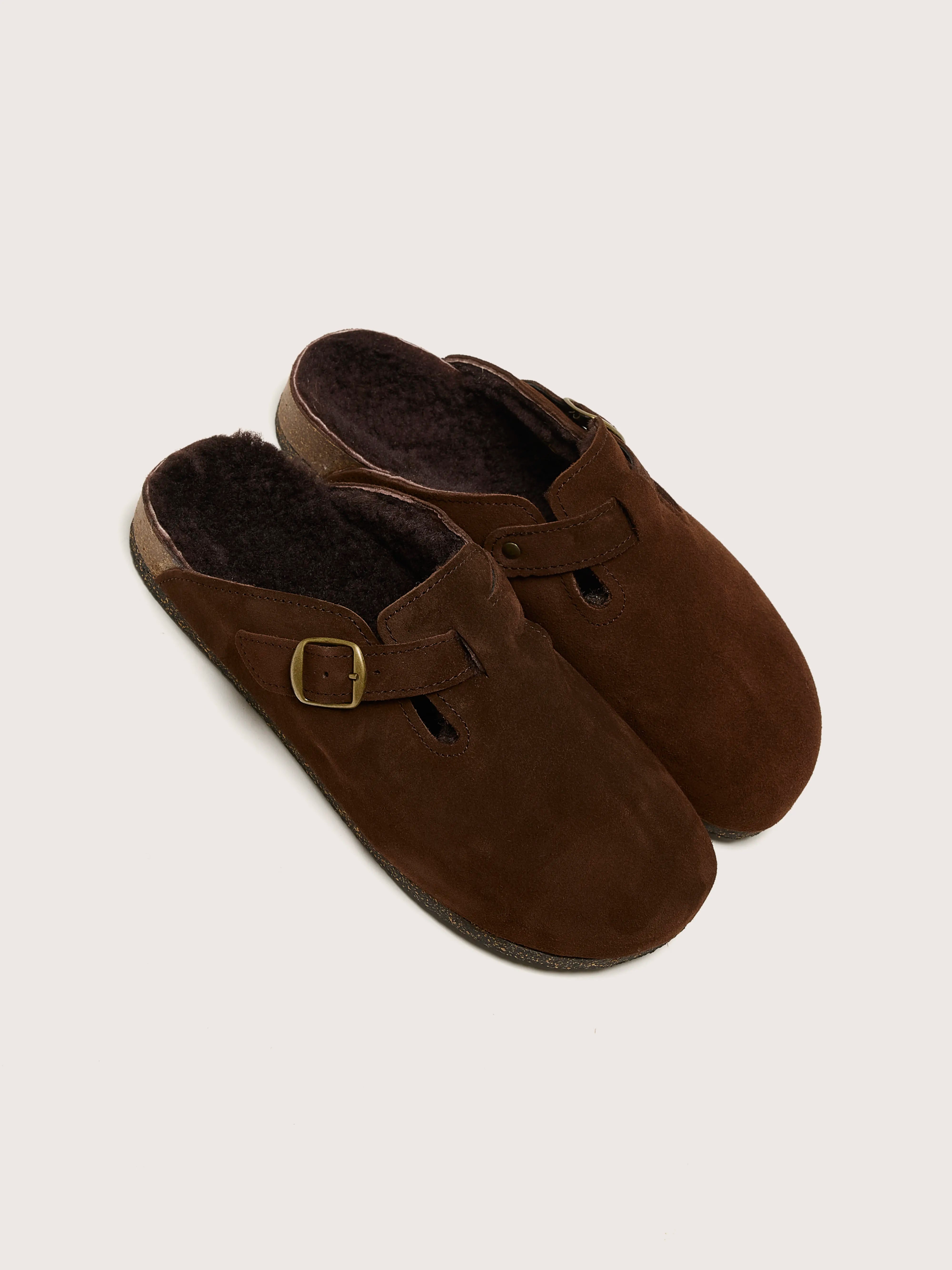 Choco Velour Clogs (242 / W / CHOCOLATE)