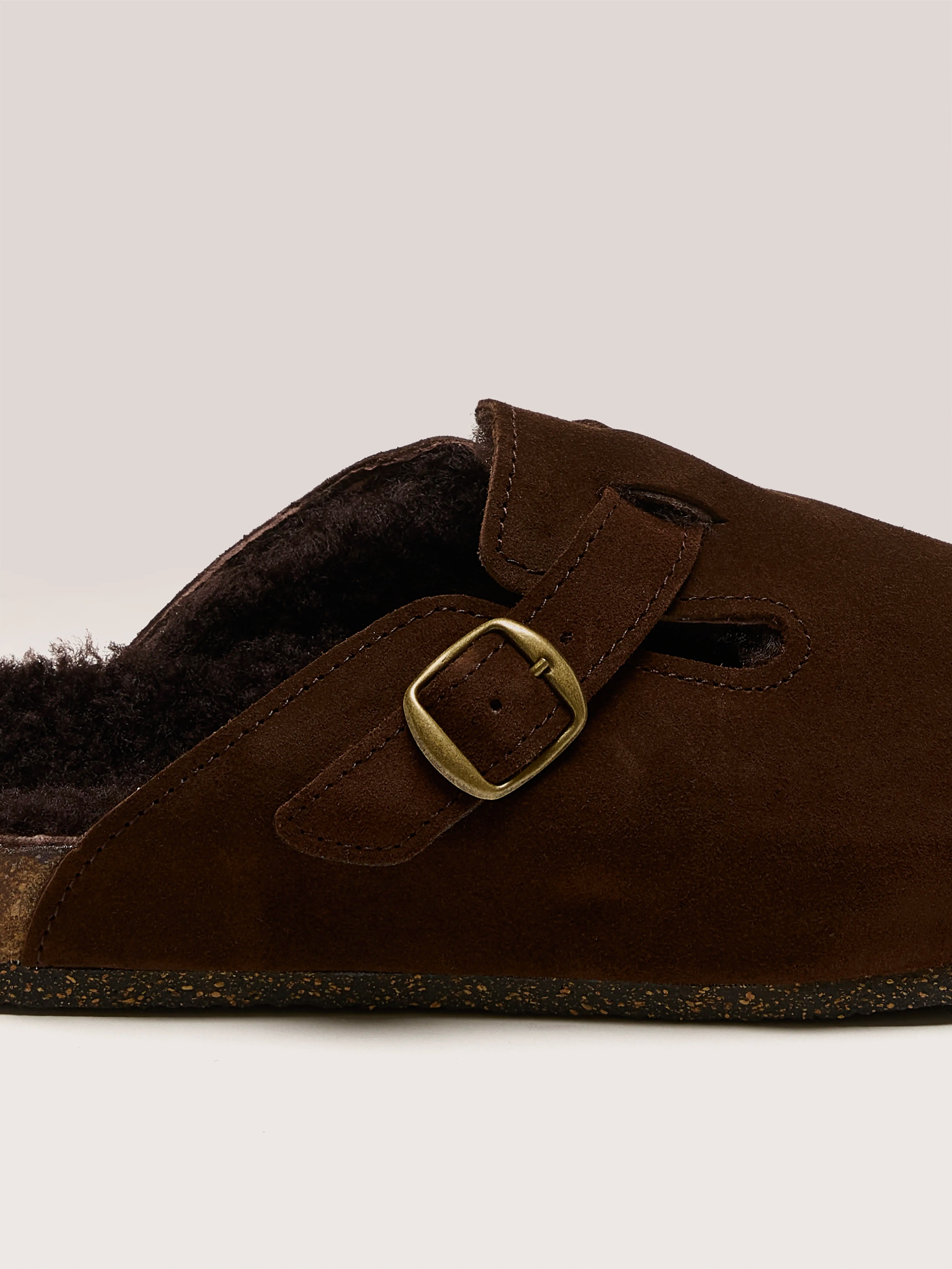 Choco Velour Clogs (242 / W / CHOCOLATE)