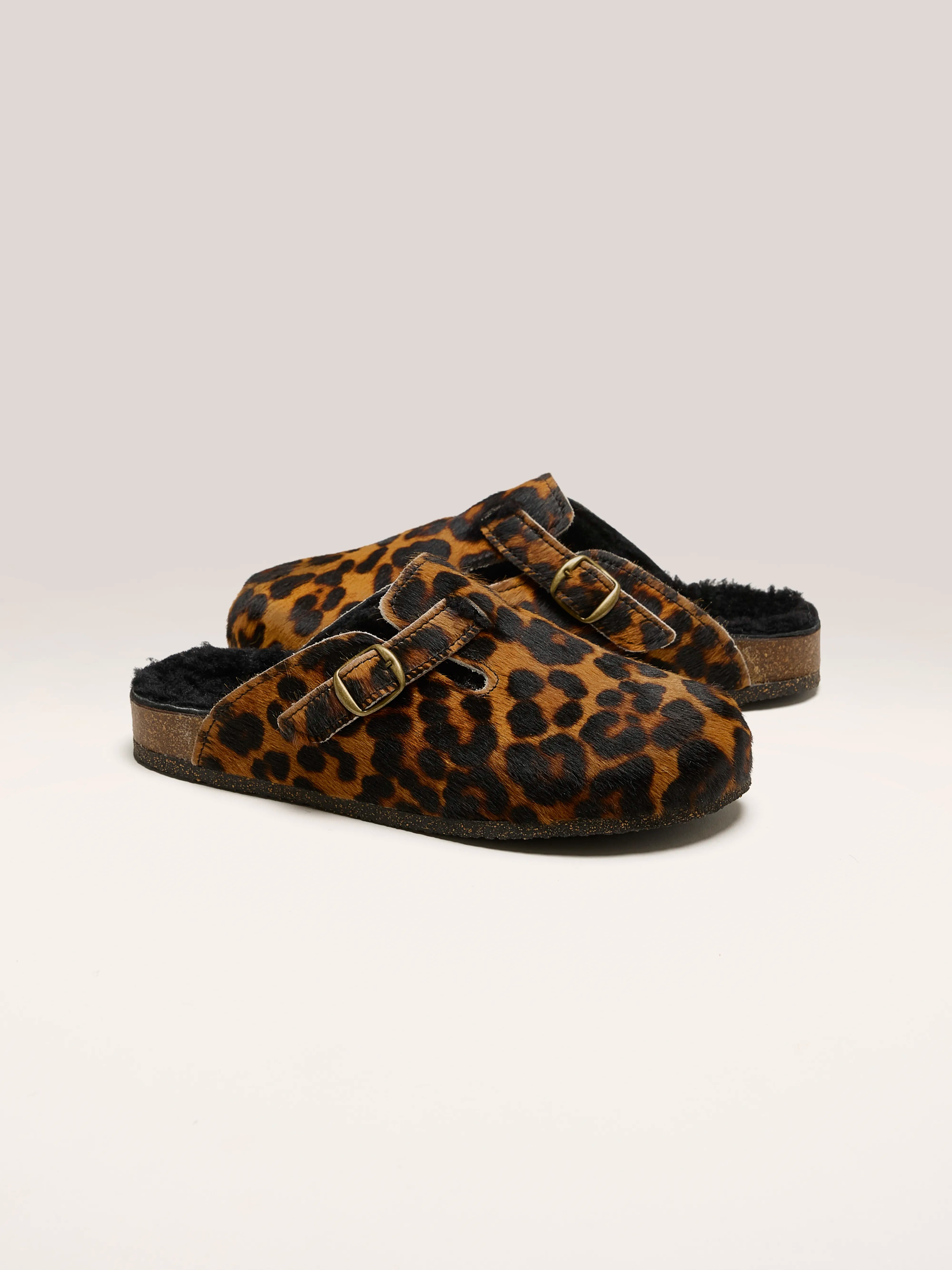 Black Leopard Clogs For Women | Bellerose