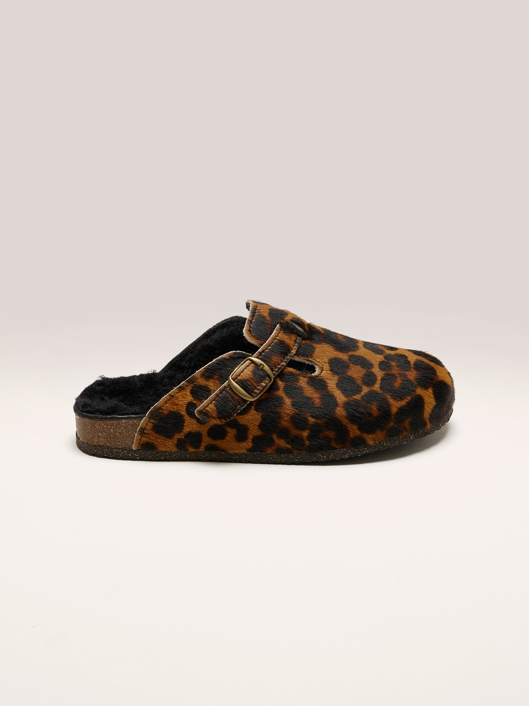 Black Leopard Clogs For Women | Bellerose