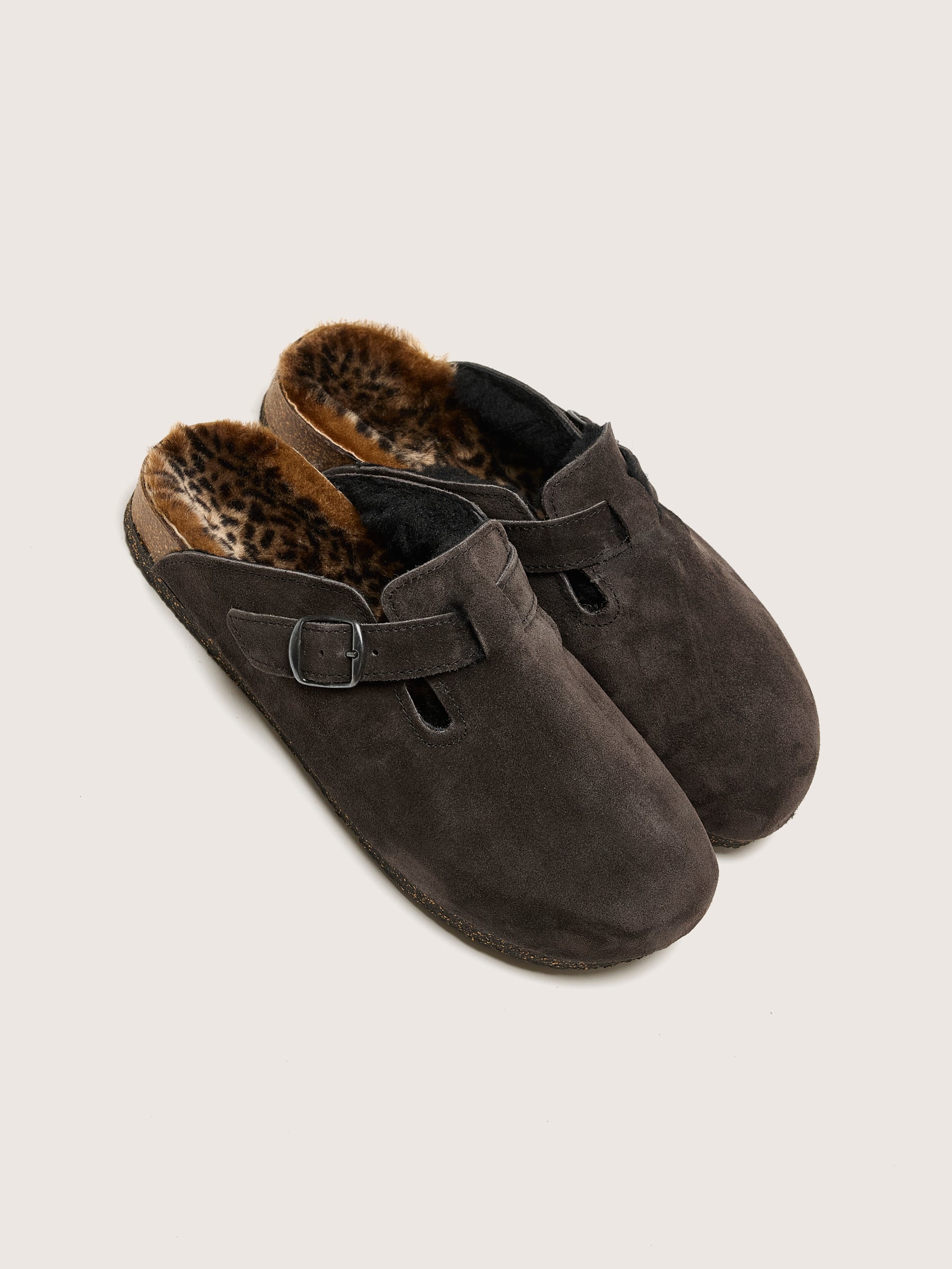 Moka Leopard Clogs (242 / W / BROWN)