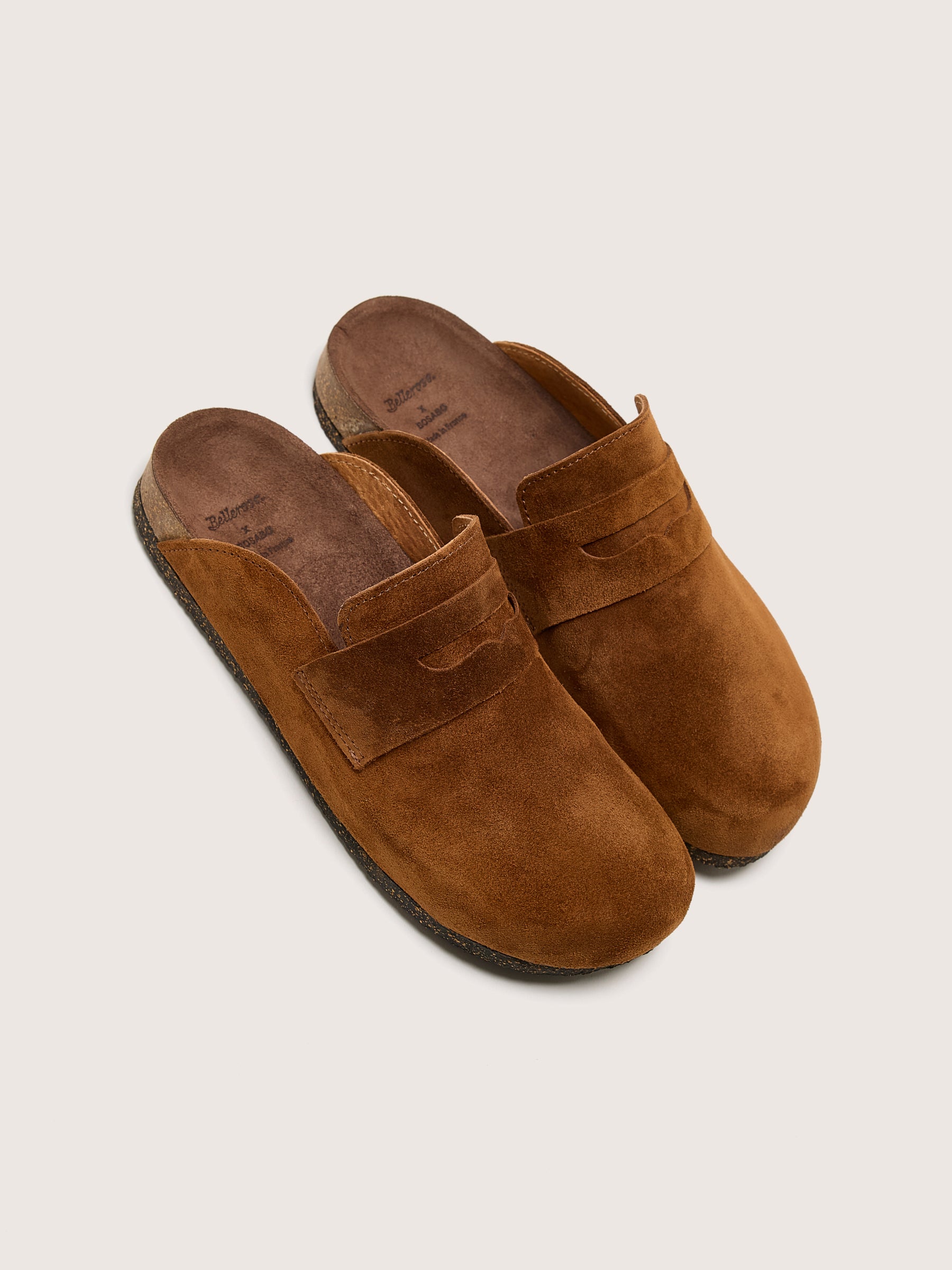 Cognac Velour Clogs (242 / W / COGNAC)