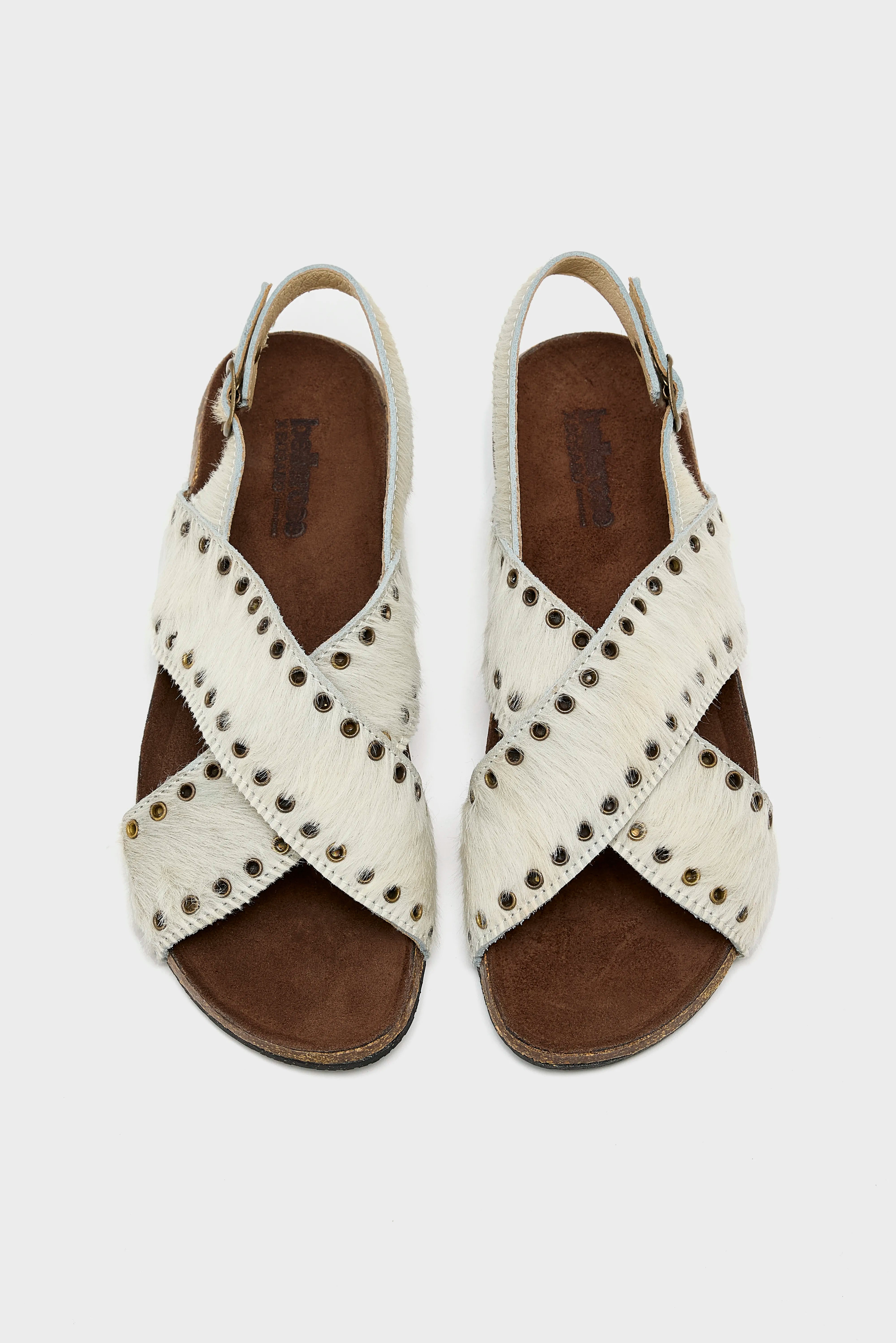 Tevir Leather Sandals  (251 / W / WHITE)