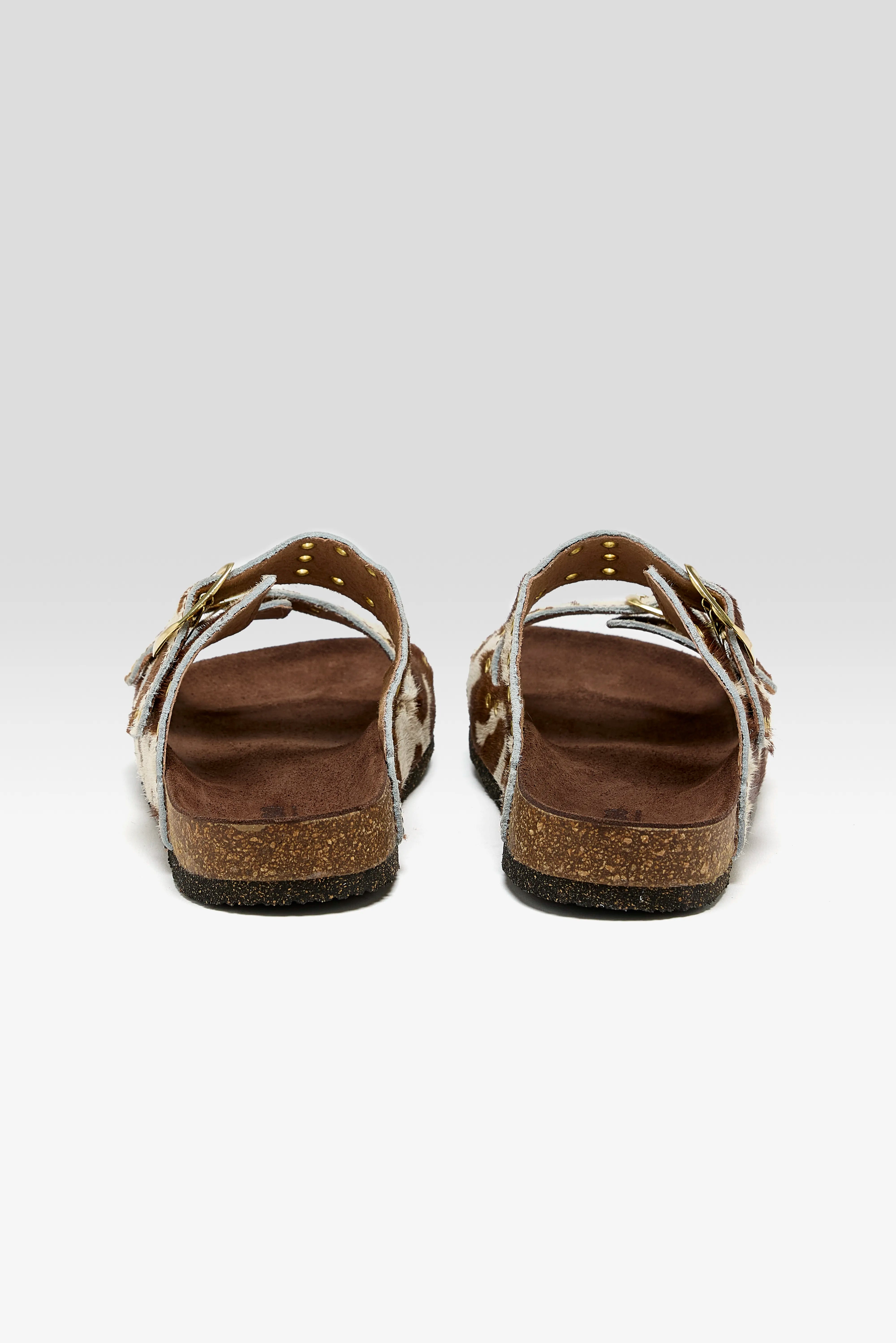 Œillet Leather Sandals   (251 / W / MARRON)