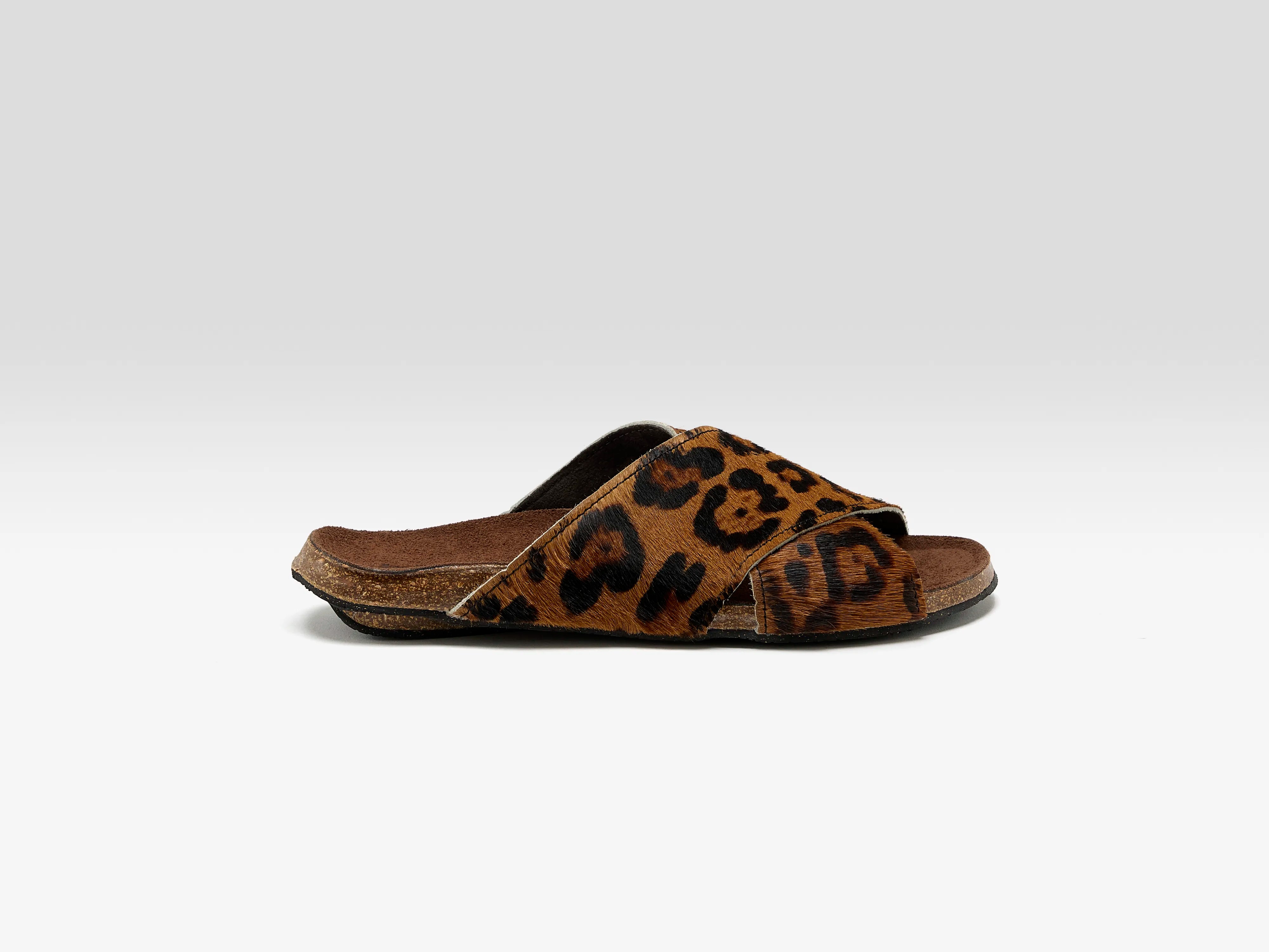 Guepard Leather Sandals  (251 / W / BROWN)