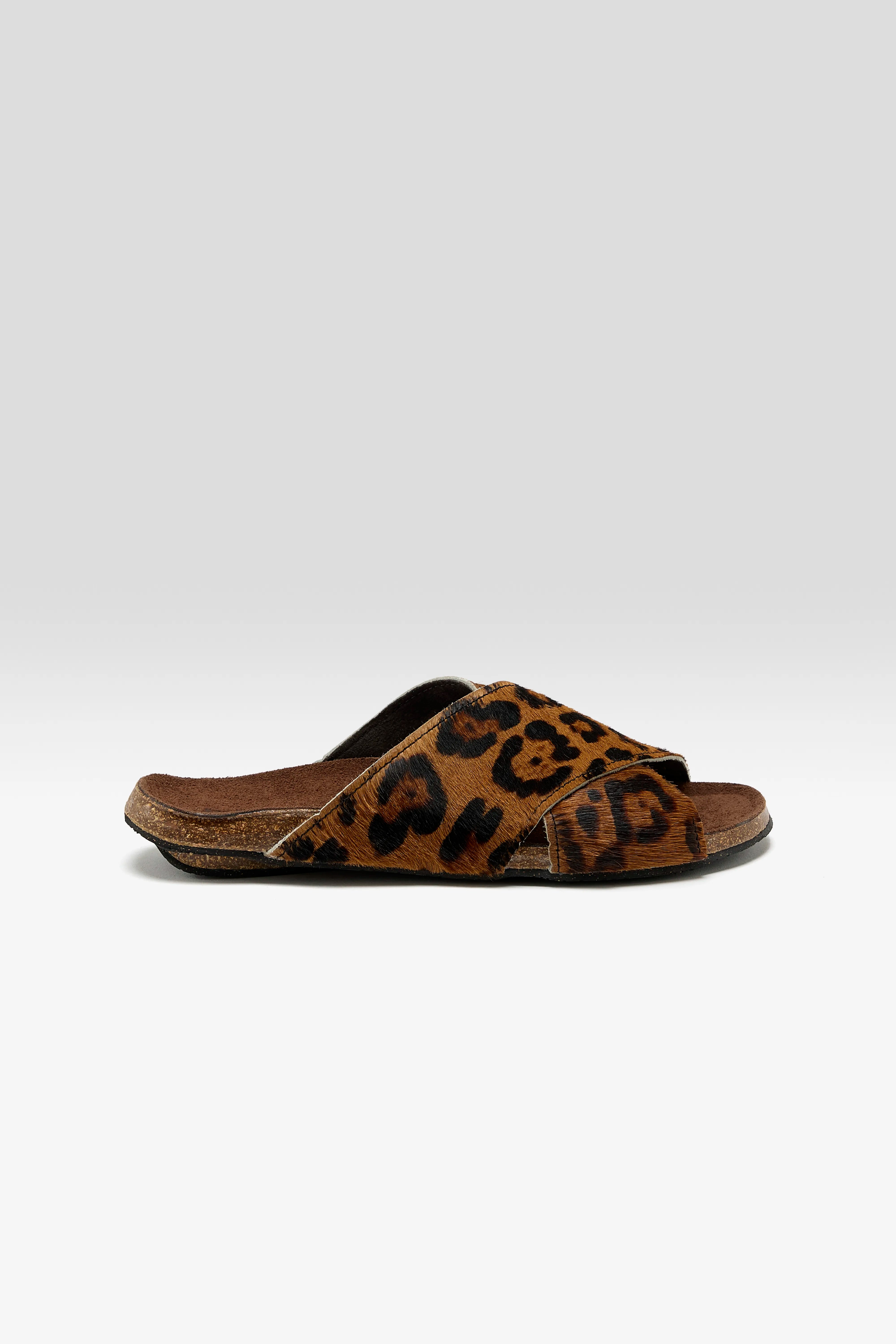 Guepard Leather Sandals  (251 / W / BROWN)