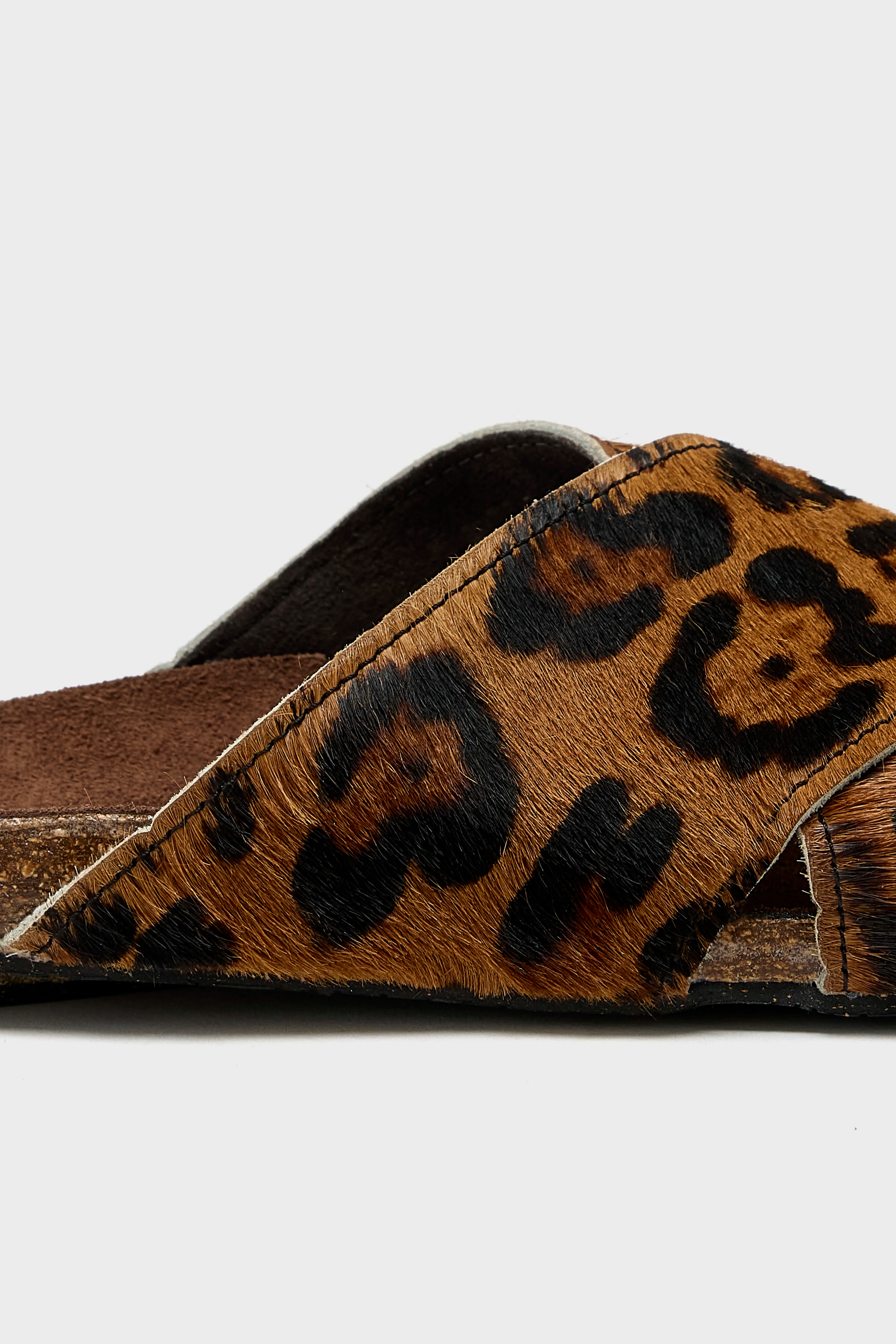 Guepard Leather Sandals  (251 / W / BROWN)