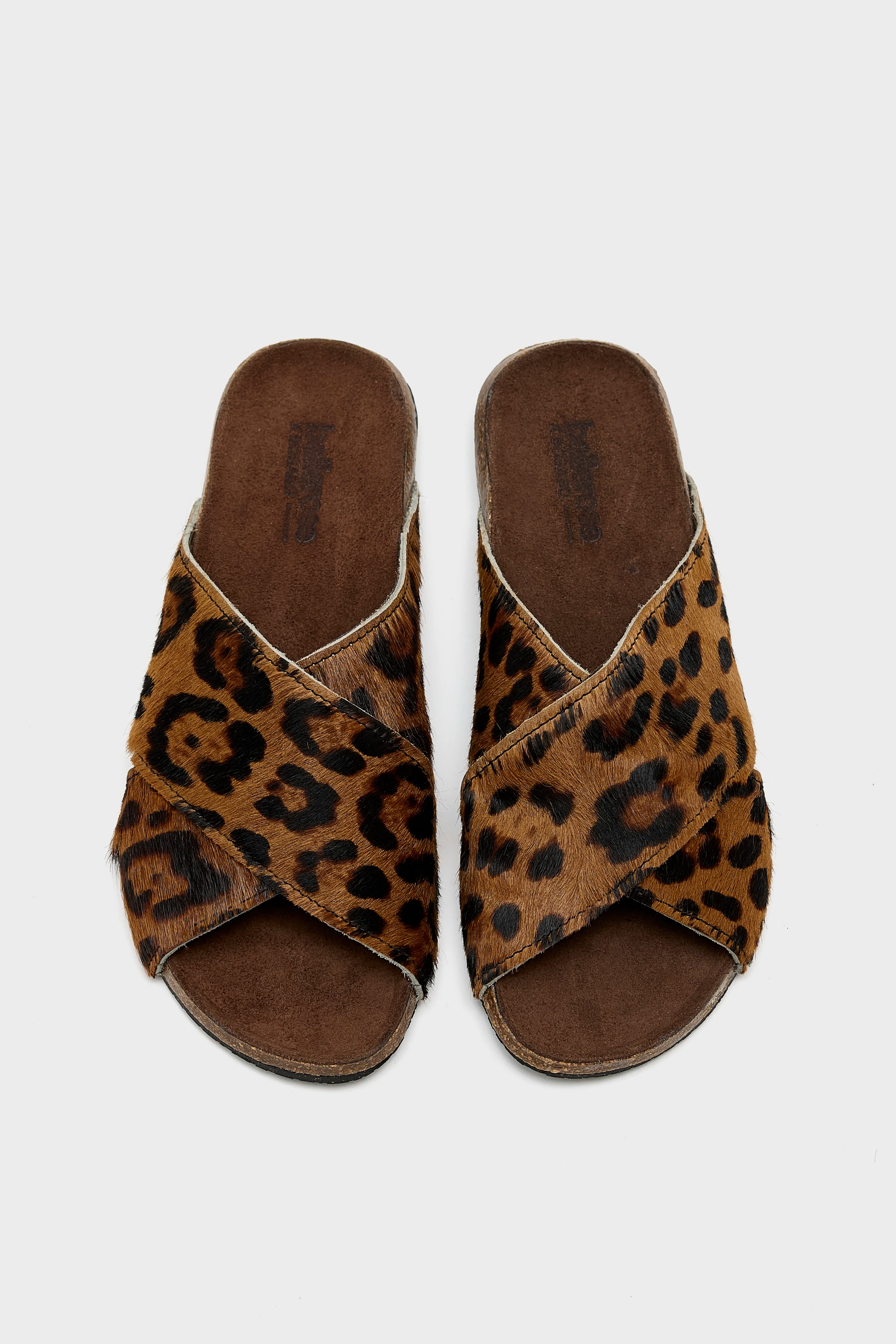 Guepard Leather Sandals  (251 / W / BROWN)