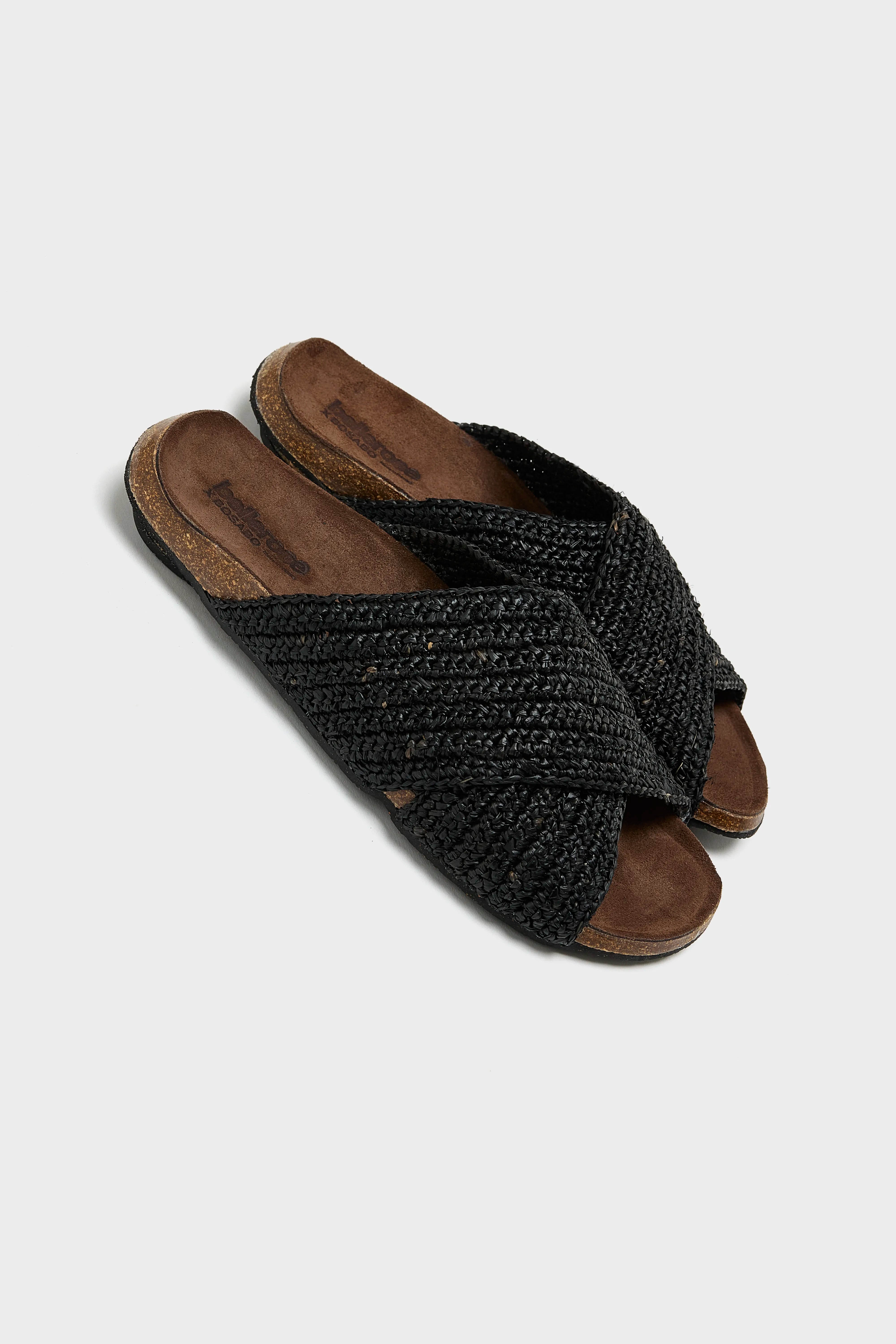 Raphia Noir Sandals (251 / W / BLACK)