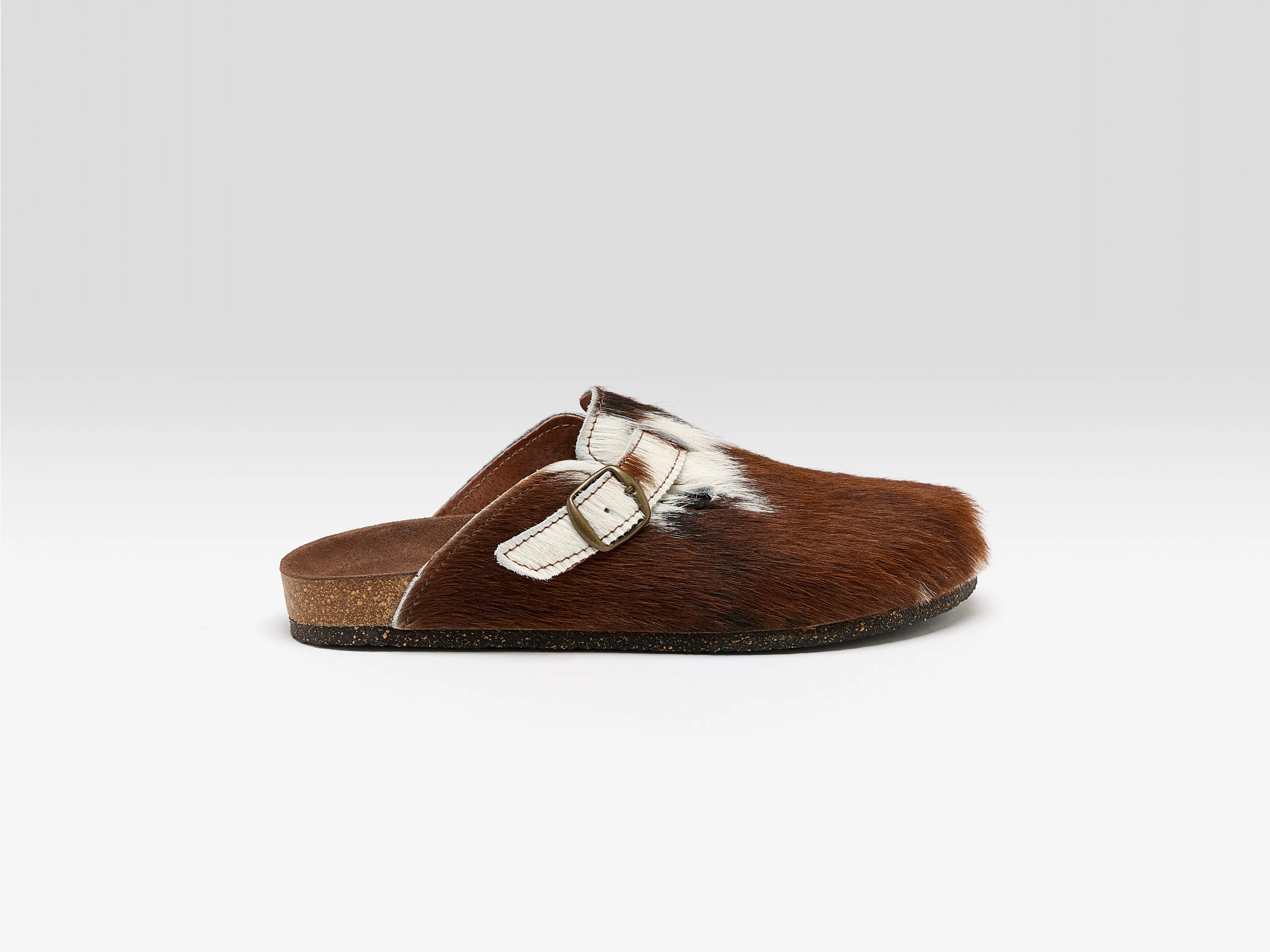 Normande Leather Clogs  (252 / W / BROWN)