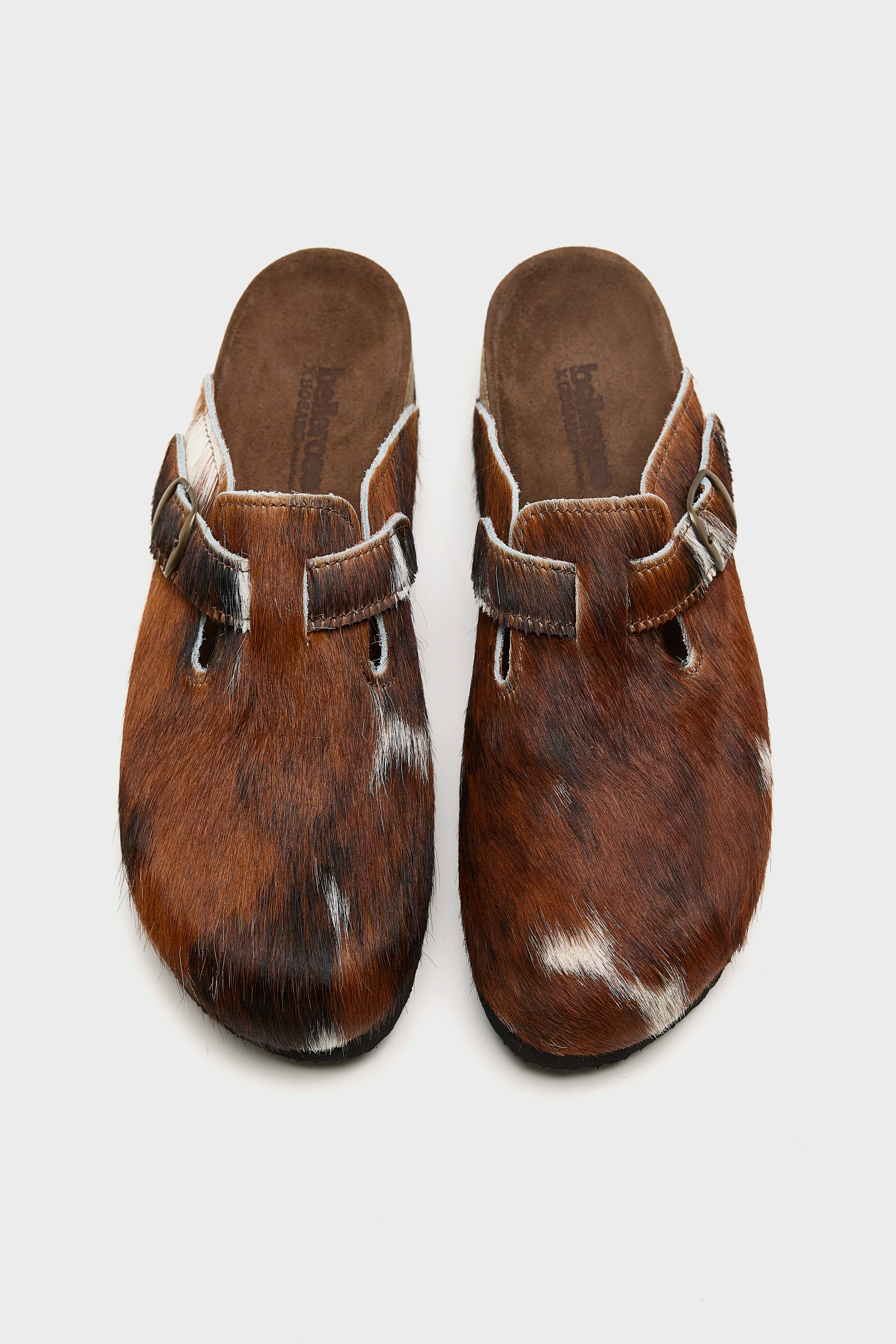 Cowprint Ponyhair Clogs For Women | Bellerose