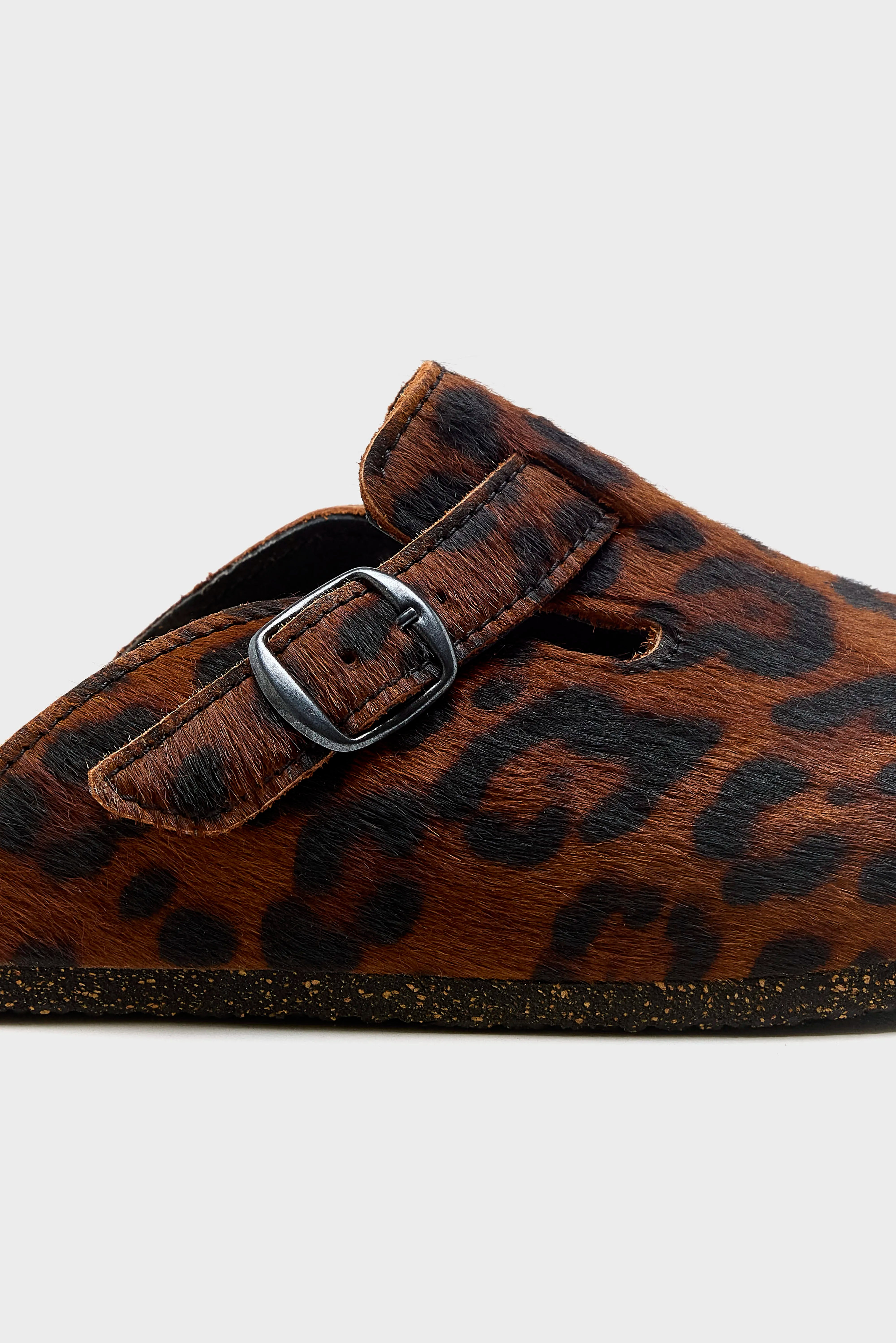 Cheetah Ponyhair Mules For Women | Bellerose