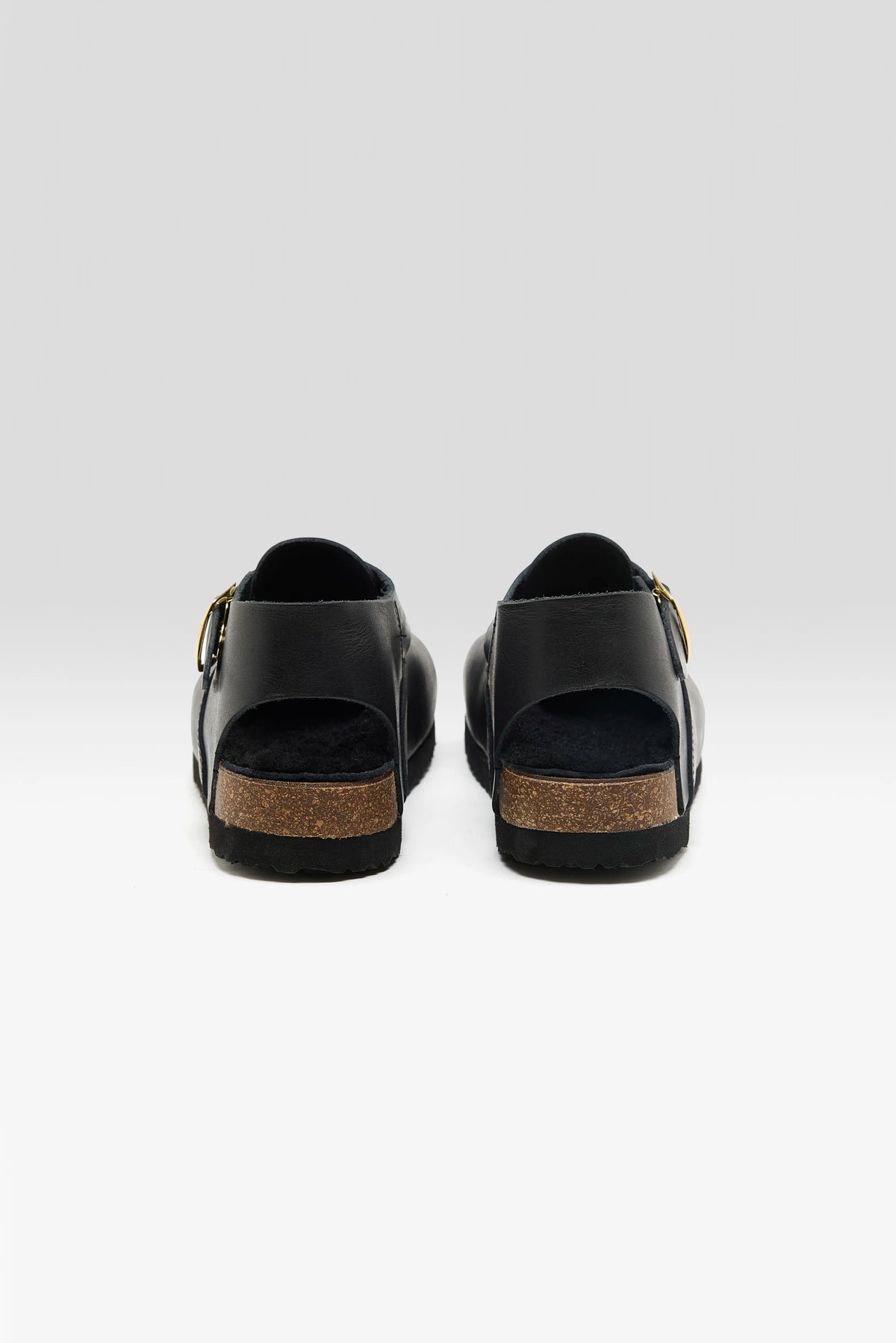 Sabots à Boucle Dorée (262 / W / BLACK)