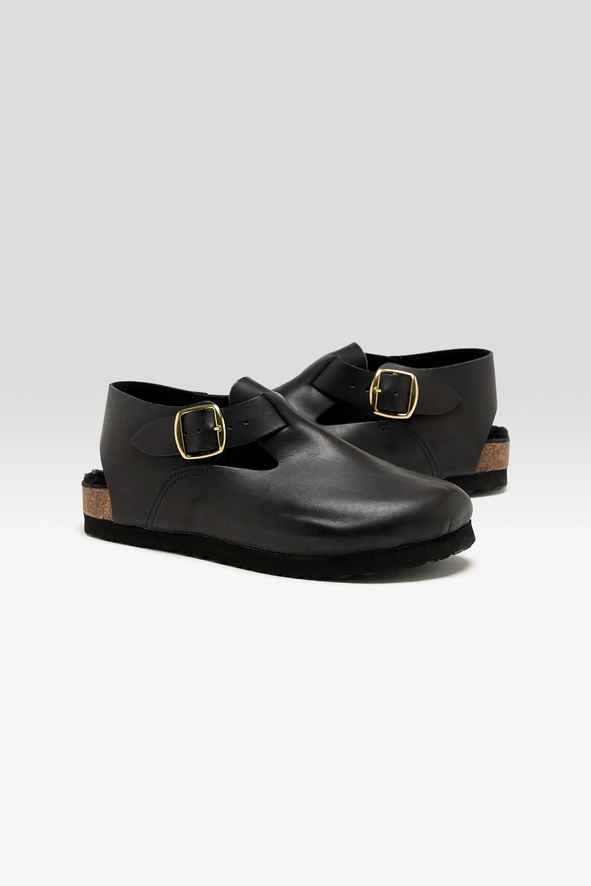 Clogs Mit Goldener Schnalle Für Damen | Bellerose