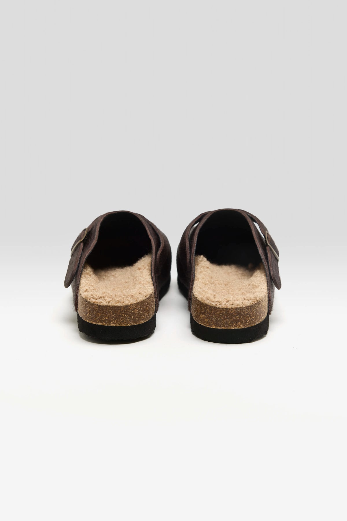 Ponyhaar Clogs (262 / W / BROWN)