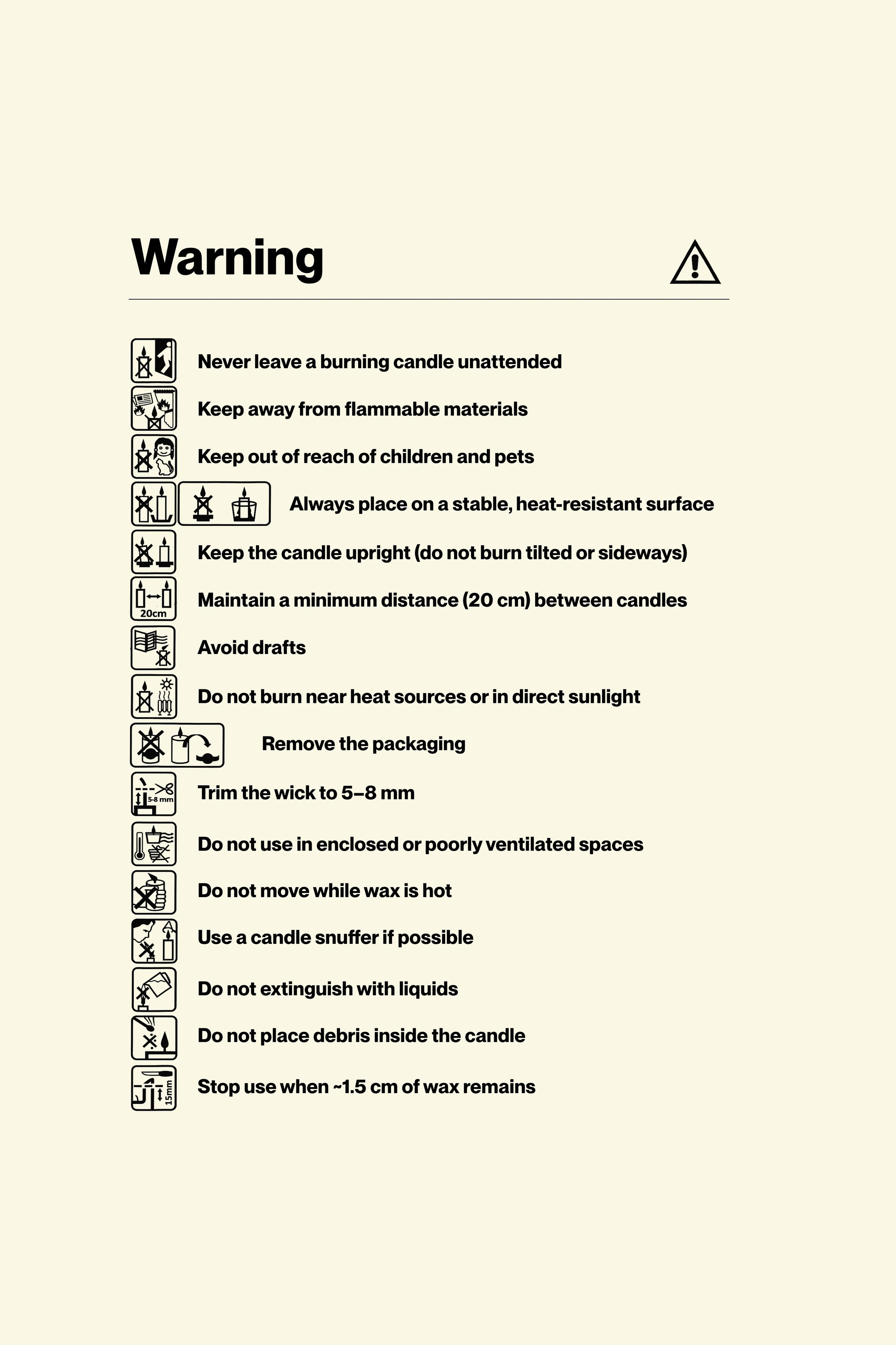 Bougie sculpturale rouge (261 / U / BURGUNDY)