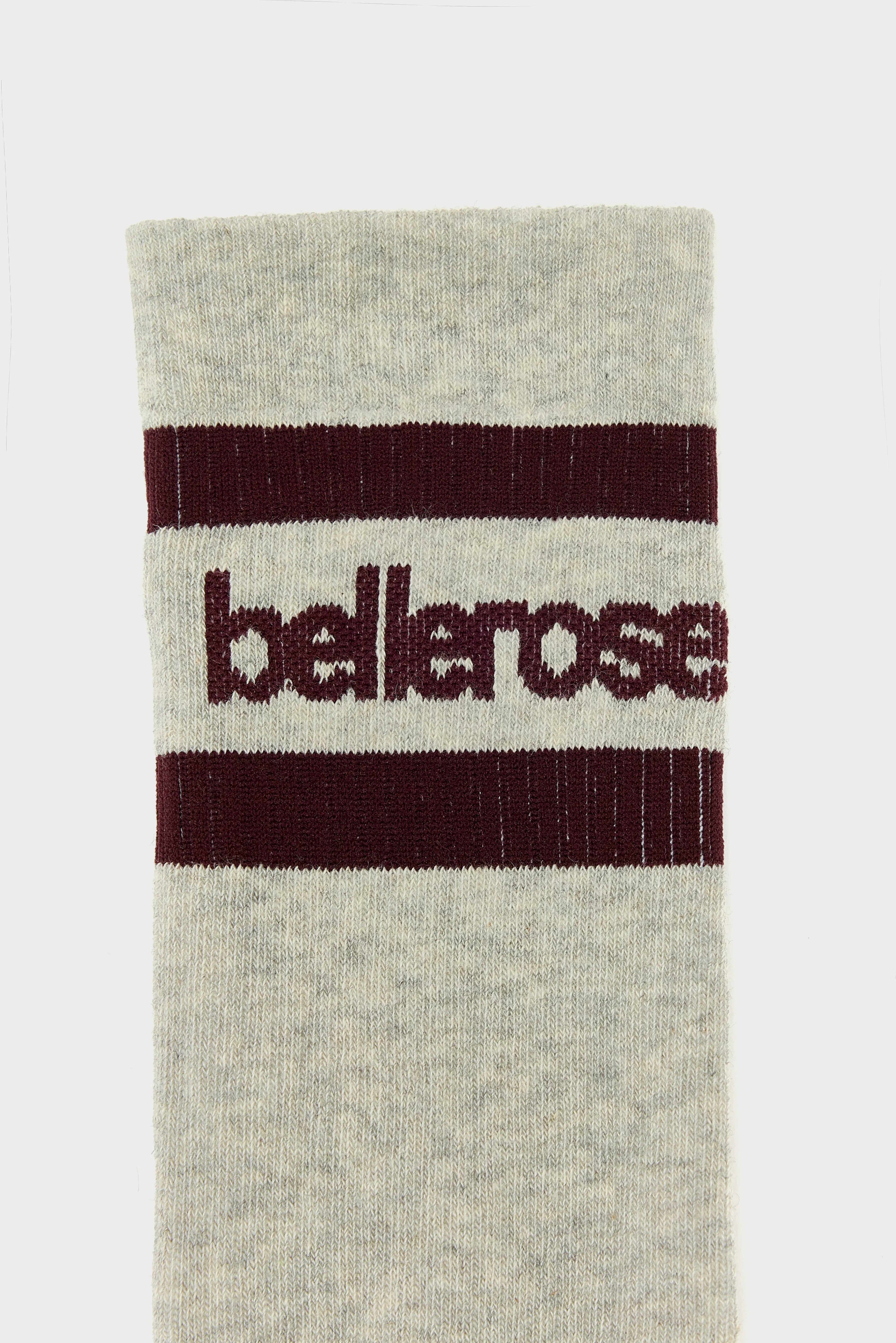 Chaussettes Vanmo - Bordeaux / H. grey Pour Unisexe | Bellerose