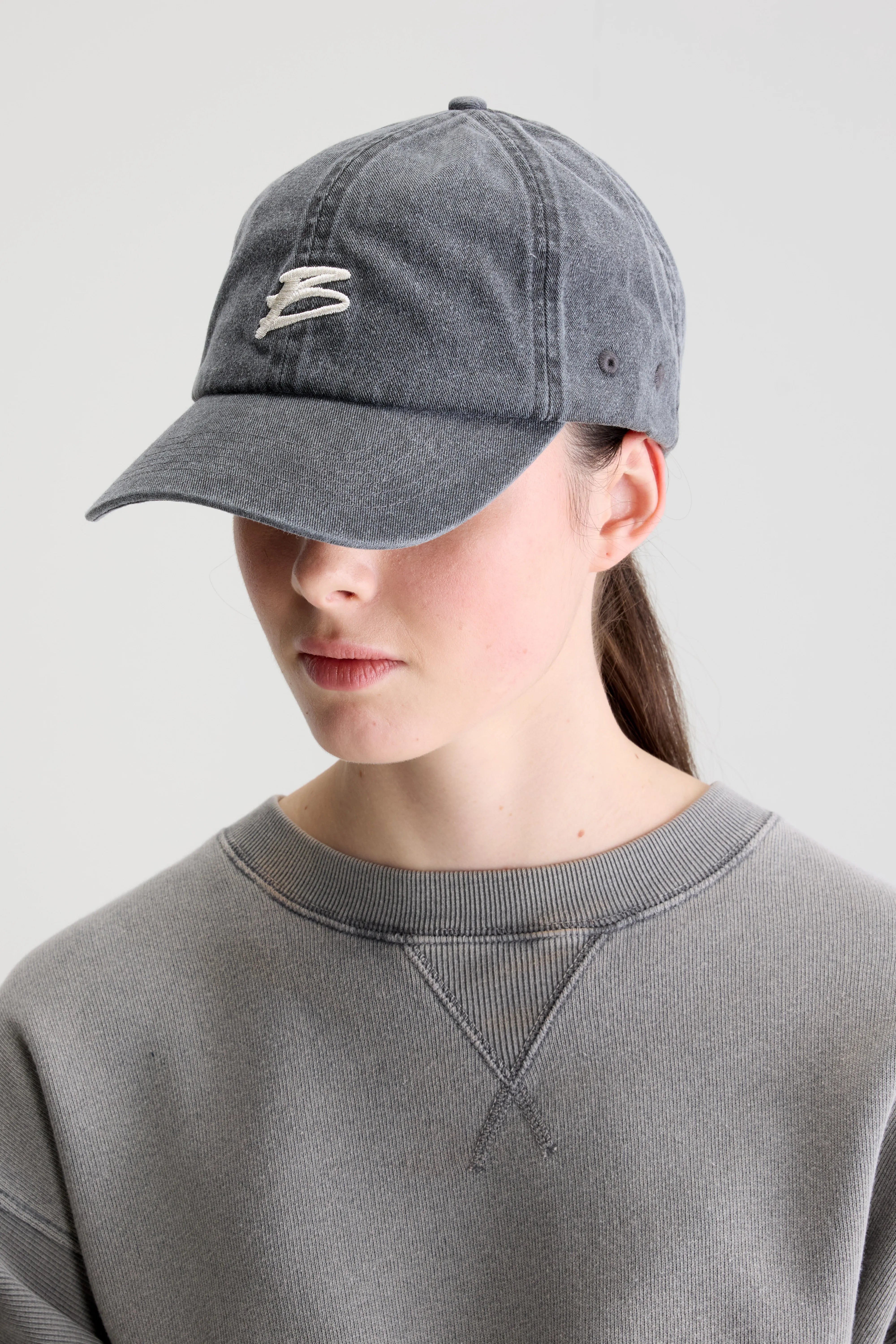 Damon Baseball Cap - Black / Ecru For Unisex | Bellerose
