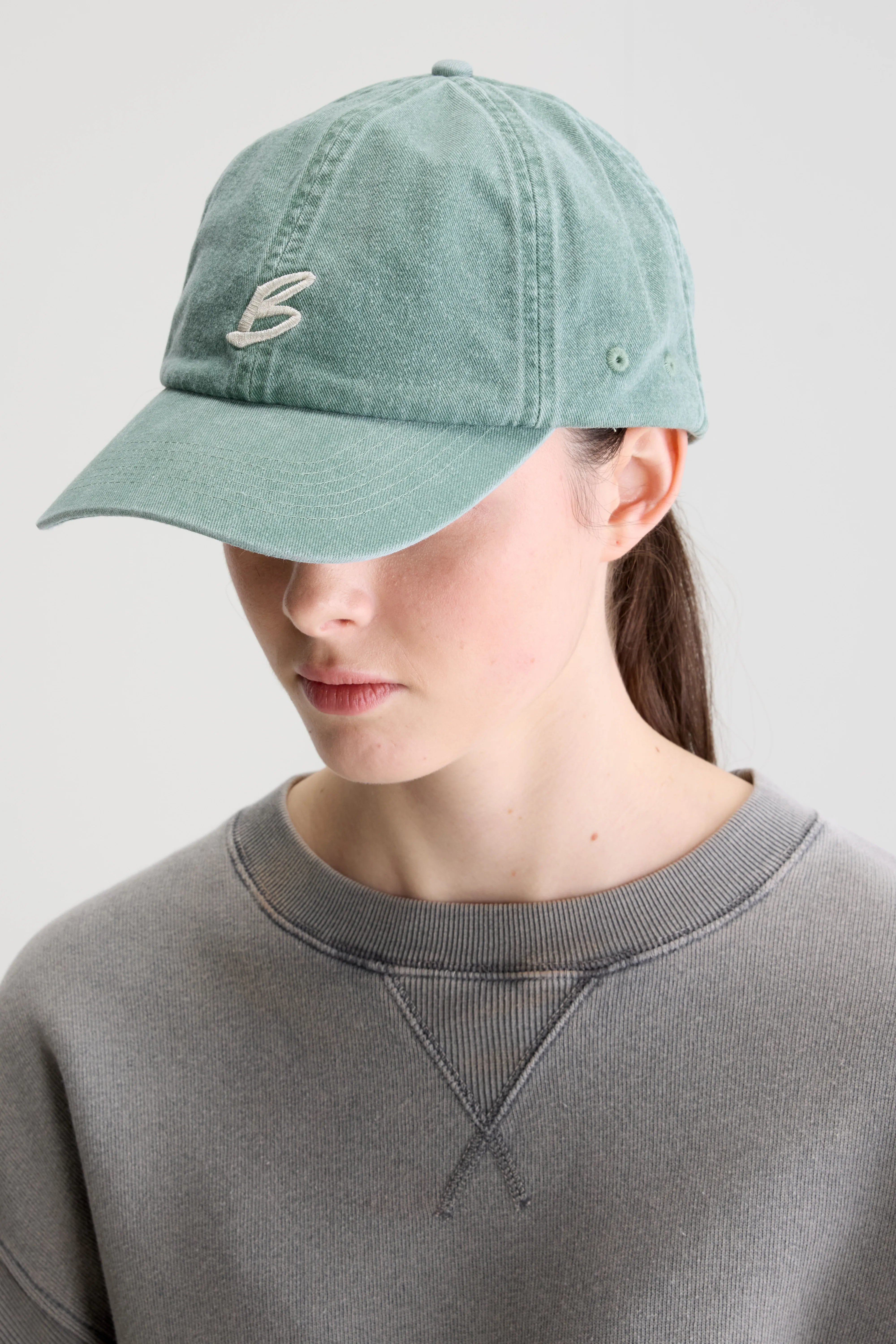 Damon Baseball Cap - Ashes / Sage For Unisex | Bellerose