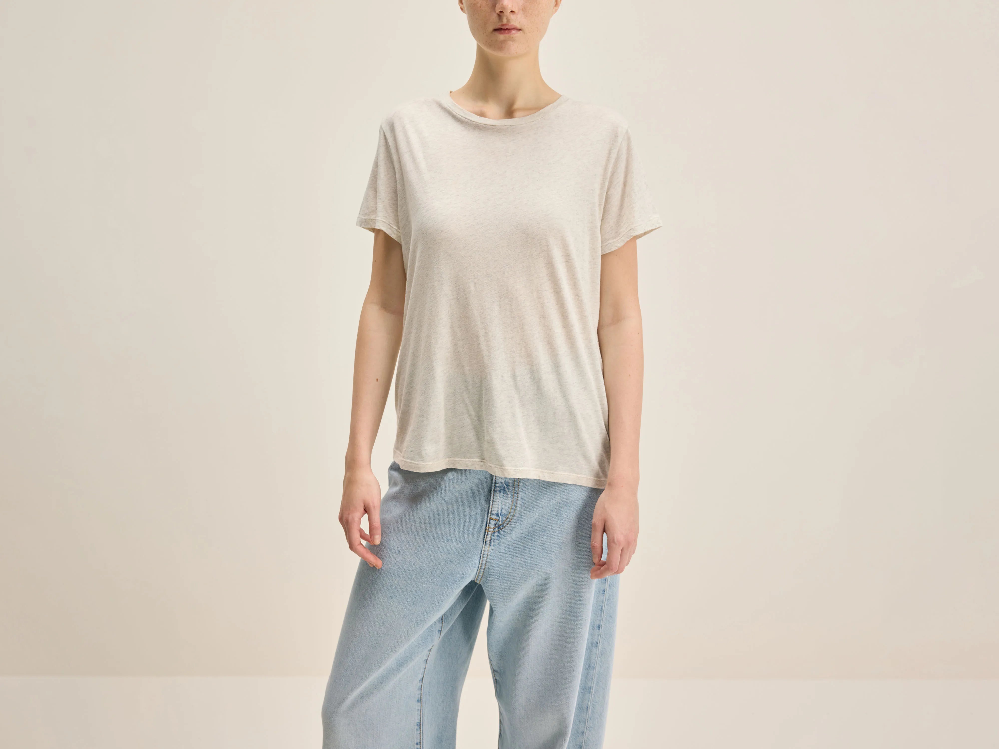 Covi Short-sleeve T-shirt - Oyster For Women | Bellerose