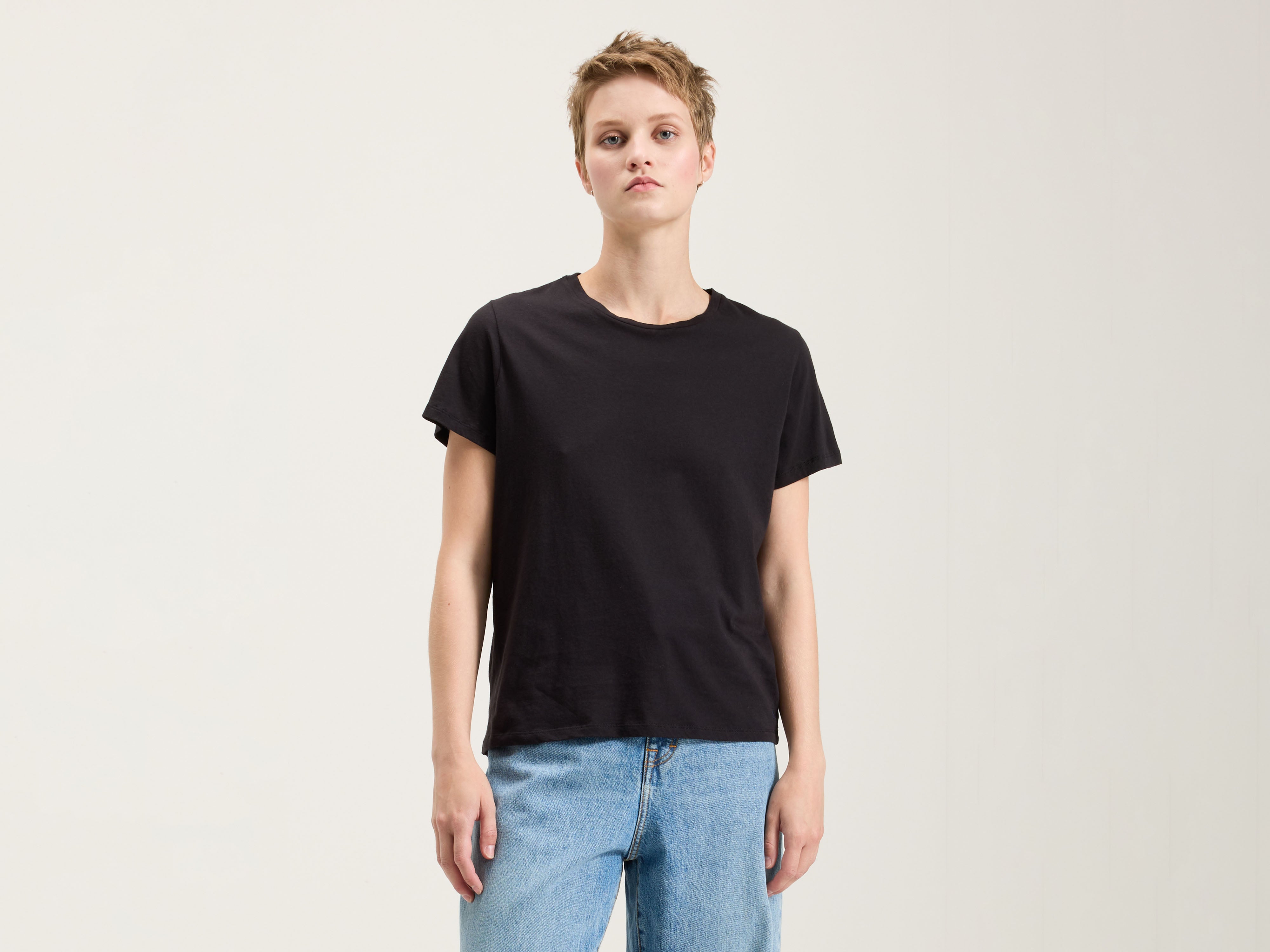 Covi korte mouwen t-shirt (242 / W / OFF BLACK)