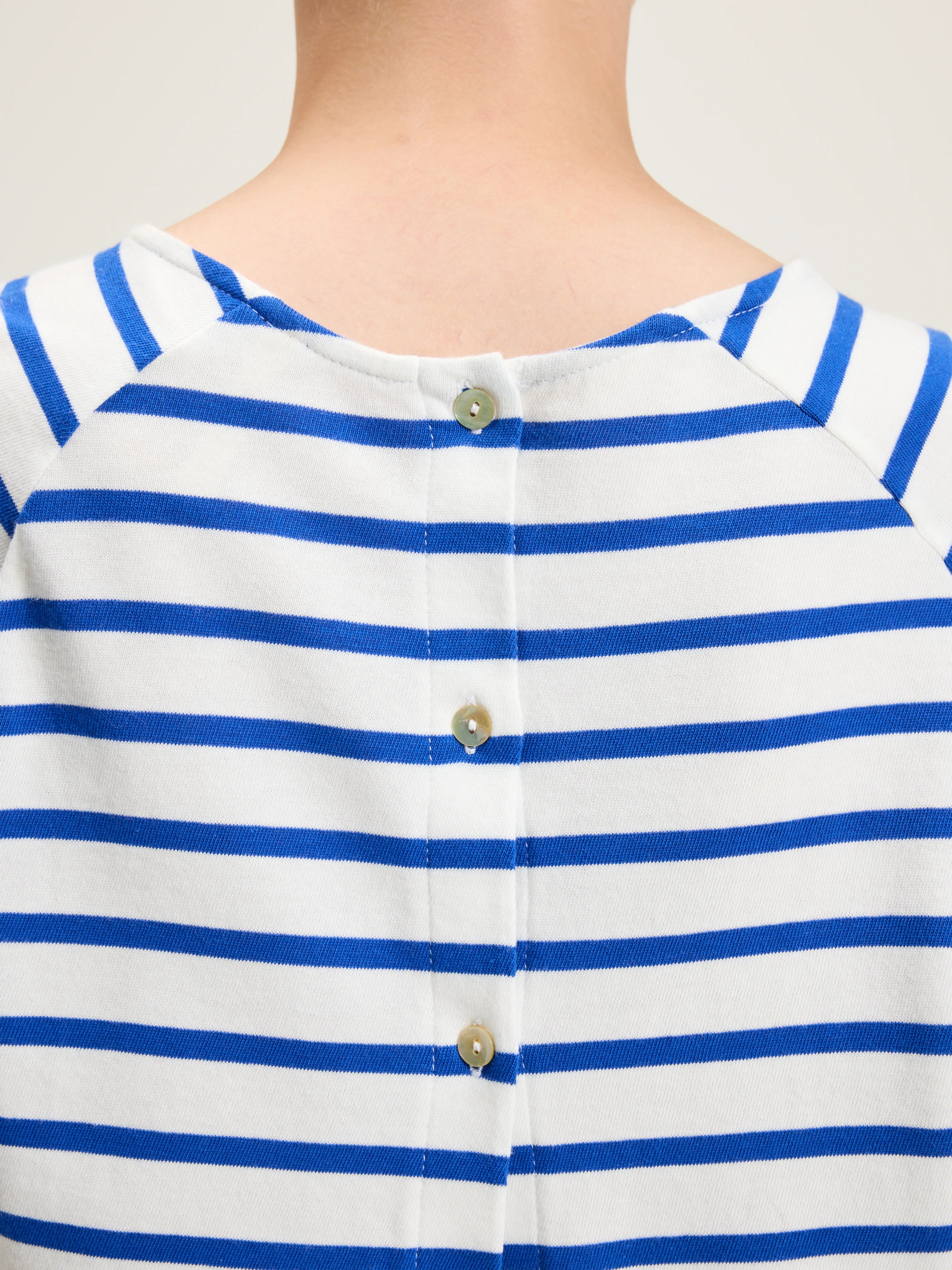 Maow ronde-hals t-shirt (242 / W / STRIPE C)